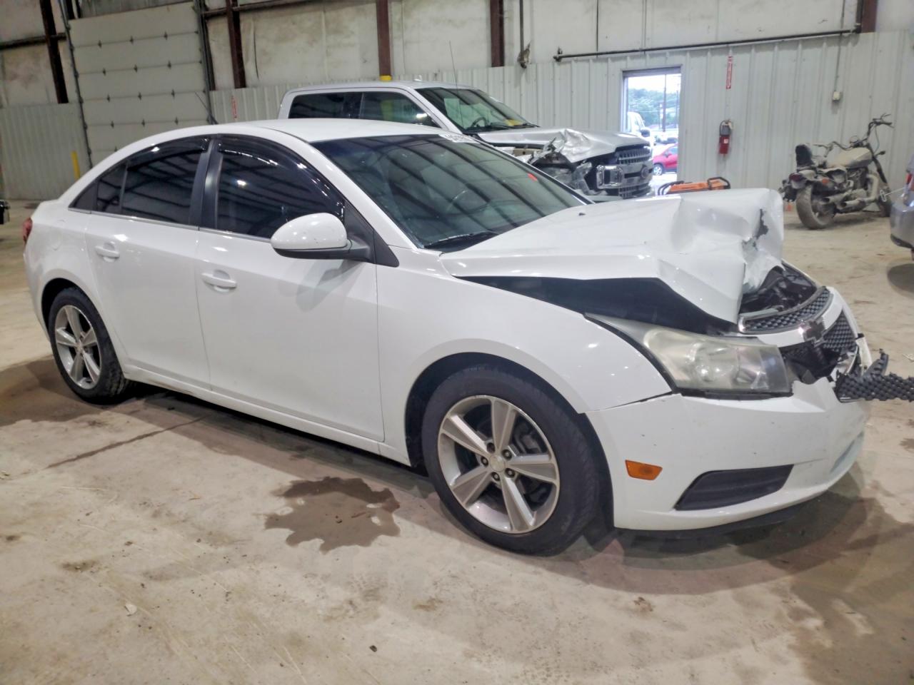 2013 Chevrolet Cruze Lt White vin: 1G1PE5SB2D7157479