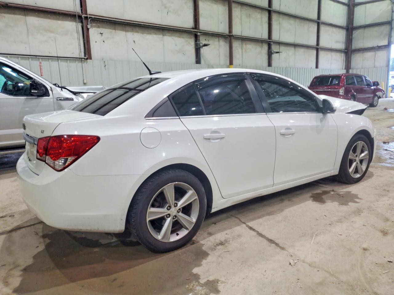 2013 Chevrolet Cruze Lt White vin: 1G1PE5SB2D7157479