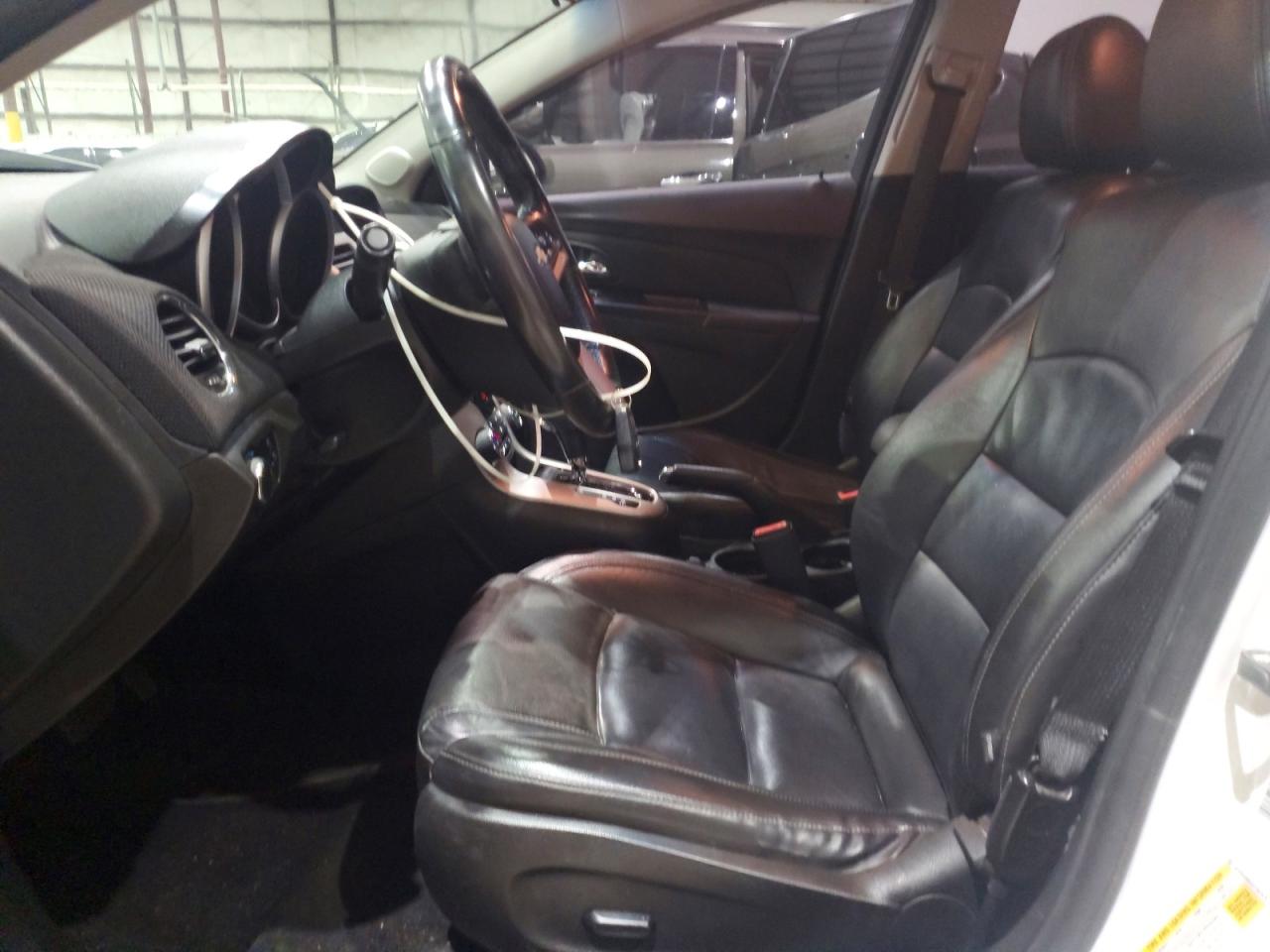 2013 Chevrolet Cruze Lt White vin: 1G1PE5SB2D7157479