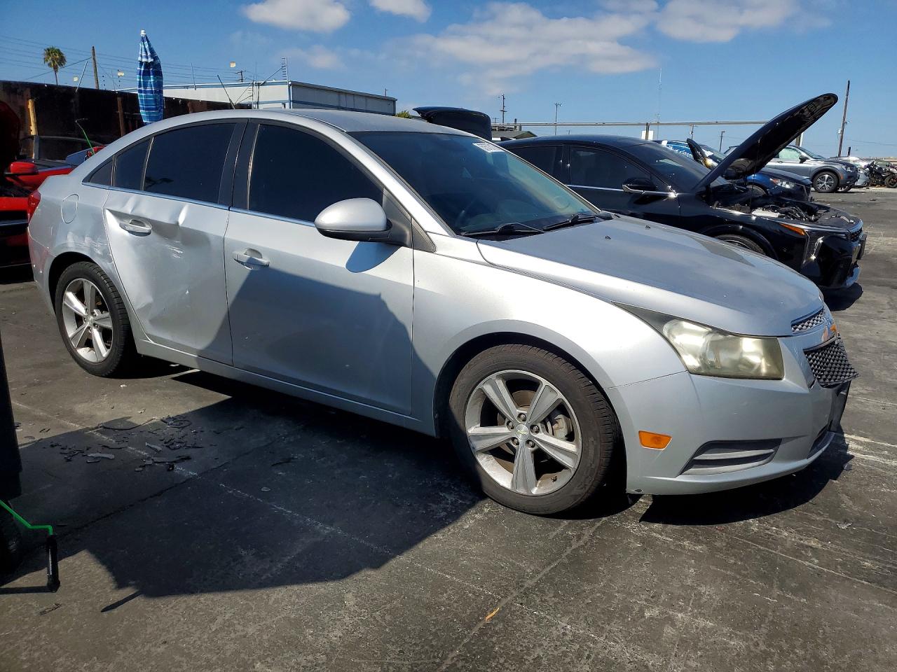 2013 Chevrolet Cruze Lt Silver vin: 1G1PE5SB2D7172287