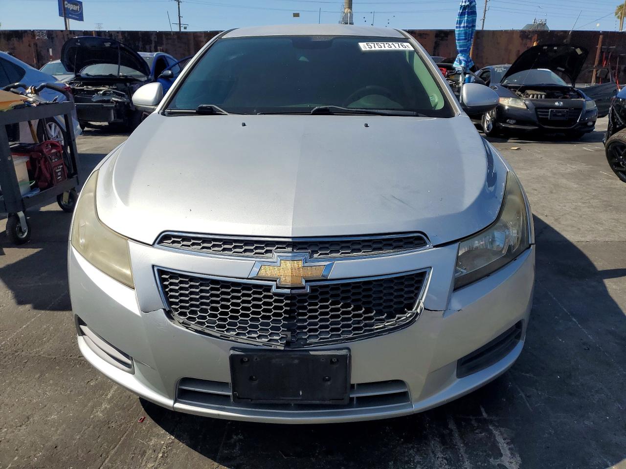 2013 Chevrolet Cruze Lt Silver vin: 1G1PE5SB2D7172287
