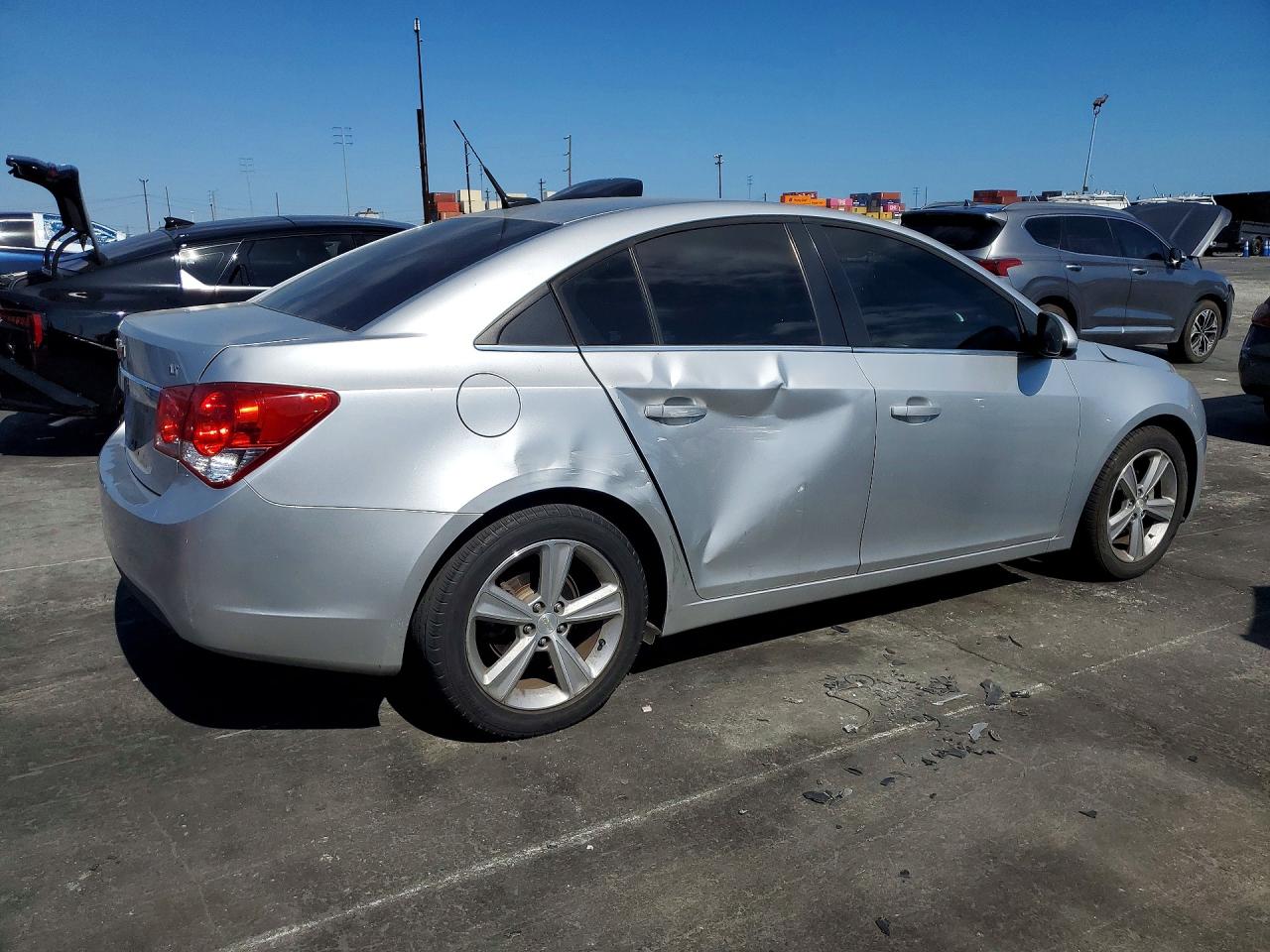 2013 Chevrolet Cruze Lt Silver vin: 1G1PE5SB2D7172287
