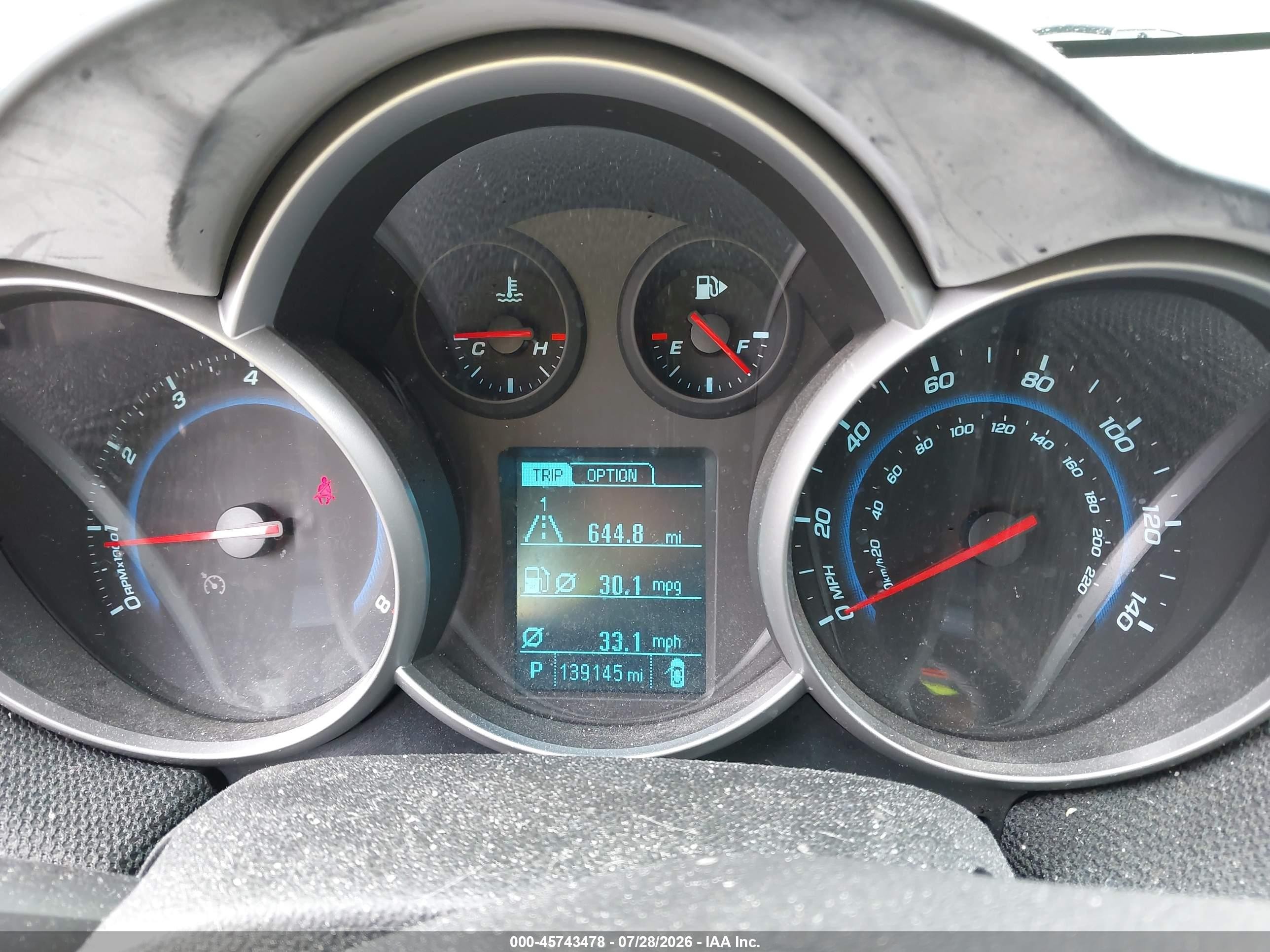 2013 Chevrolet Cruze 2lt Auto Black vin: 1G1PE5SB2D7173987