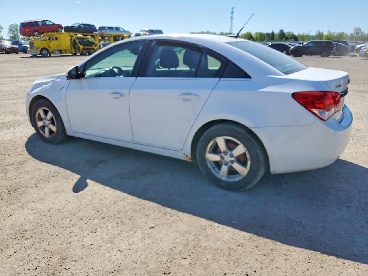 2013 Chevrolet Cruze Lt White vin: 1G1PE5SB2D7276438