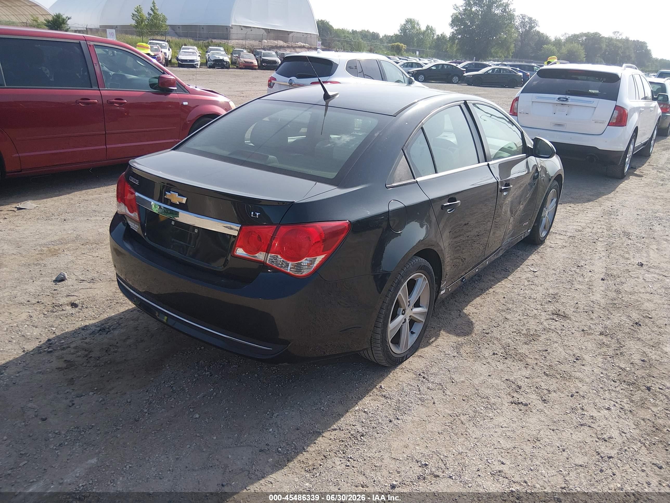 2013 Chevrolet Cruze 2lt Auto Черный vin: 1G1PE5SB2D7325654
