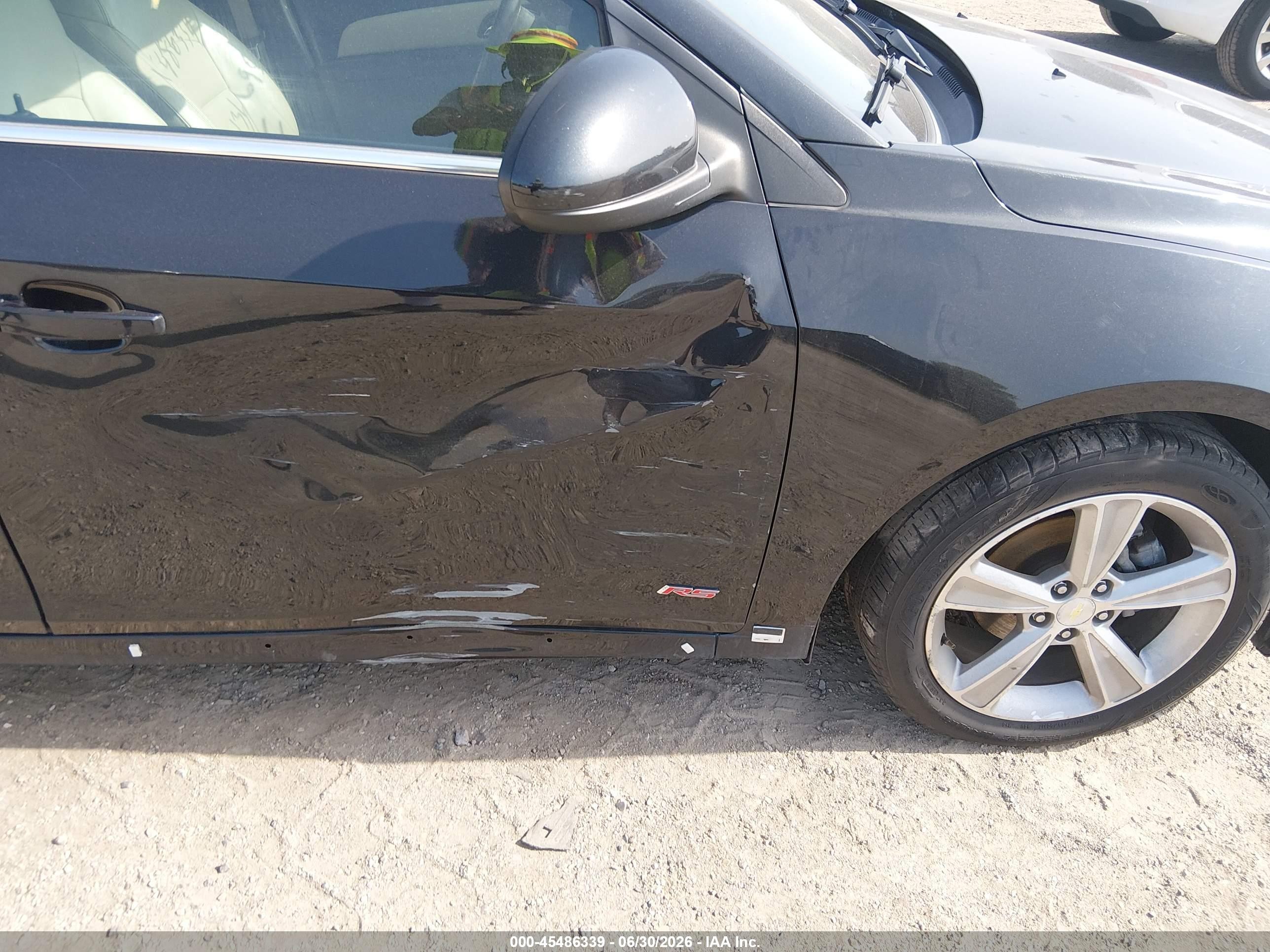 2013 Chevrolet Cruze 2lt Auto Черный vin: 1G1PE5SB2D7325654
