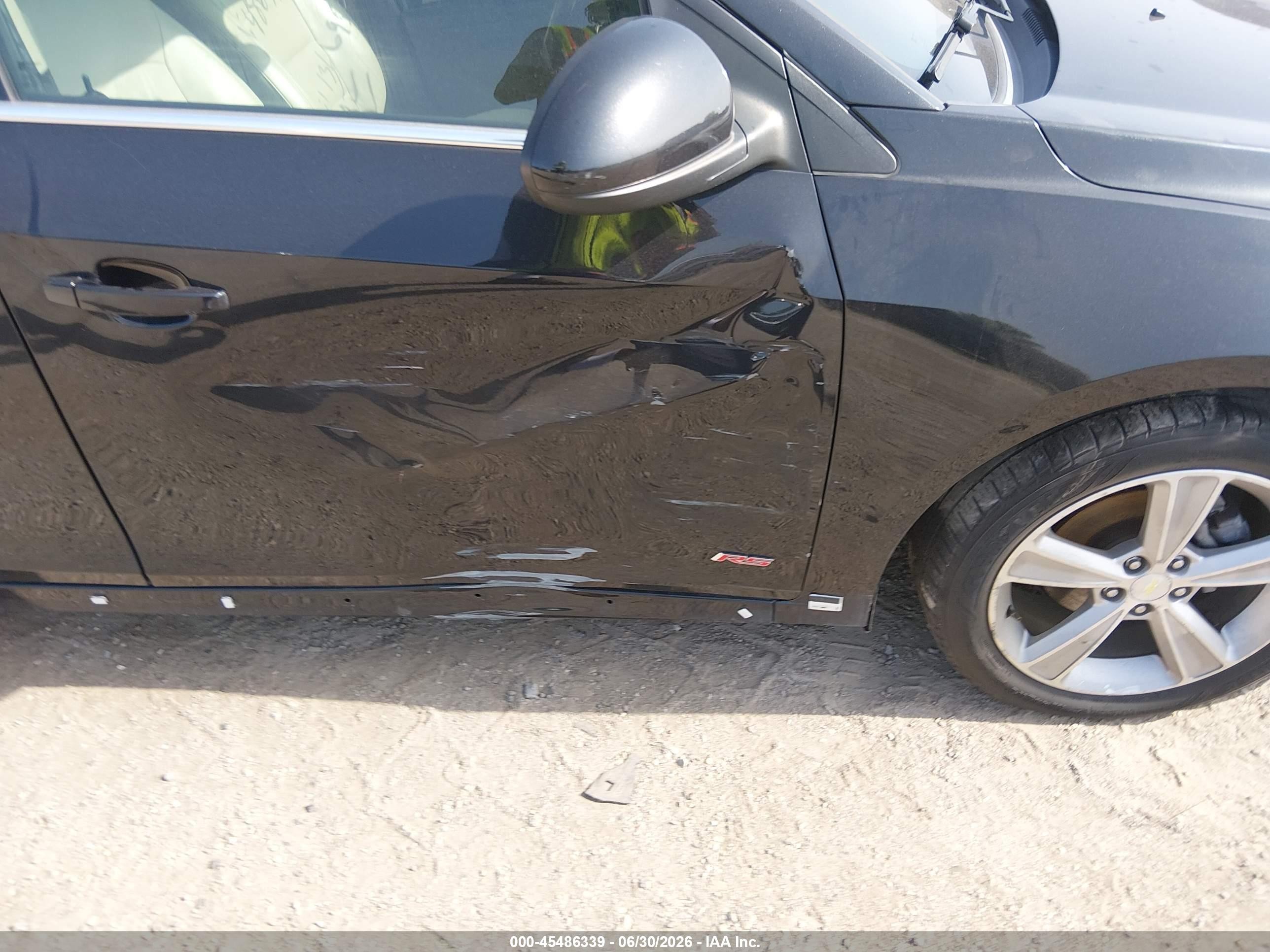 2013 Chevrolet Cruze 2lt Auto Черный vin: 1G1PE5SB2D7325654