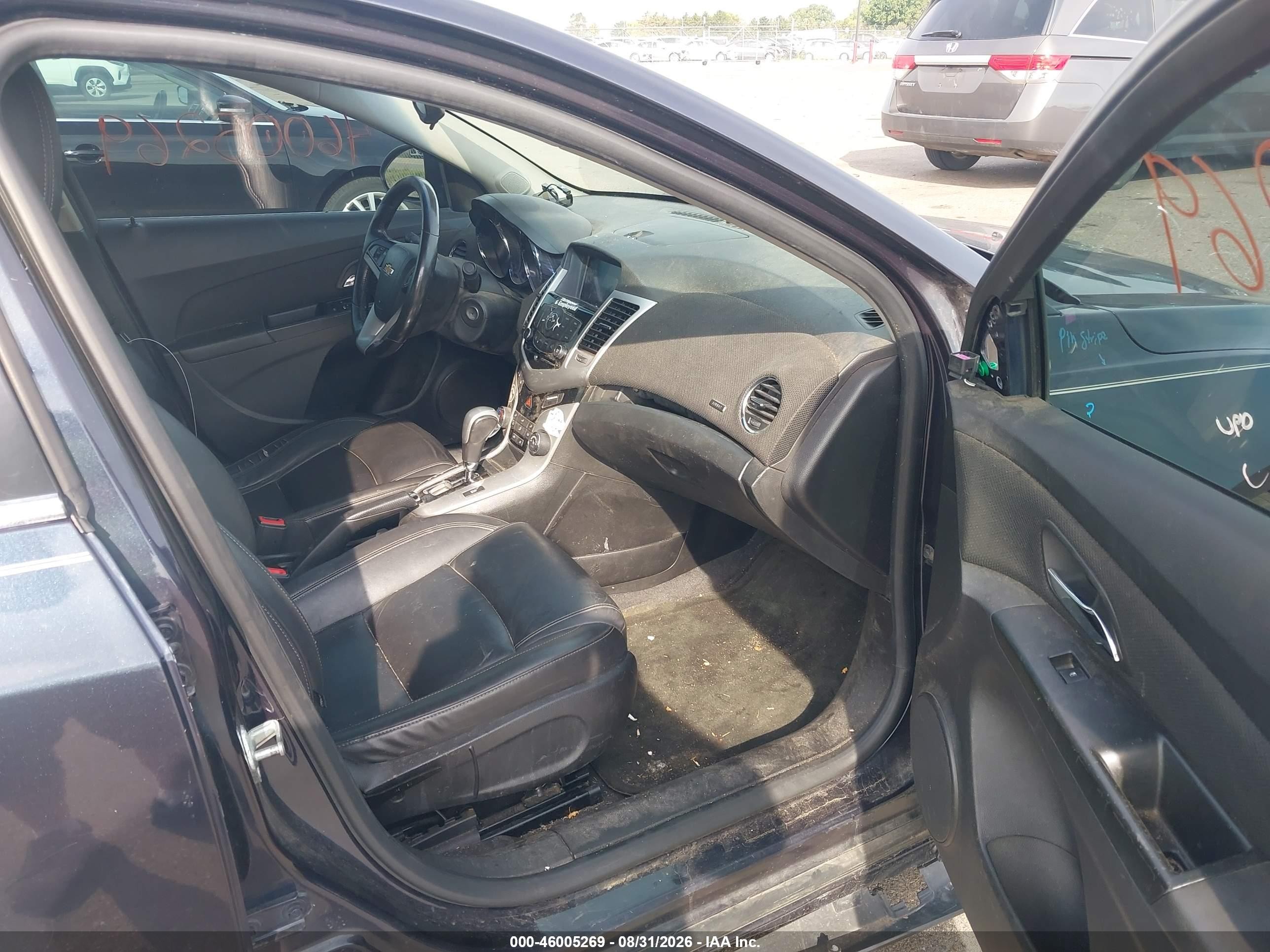 2014 Chevrolet Cruze 2lt Auto Черный vin: 1G1PE5SB2E7107618