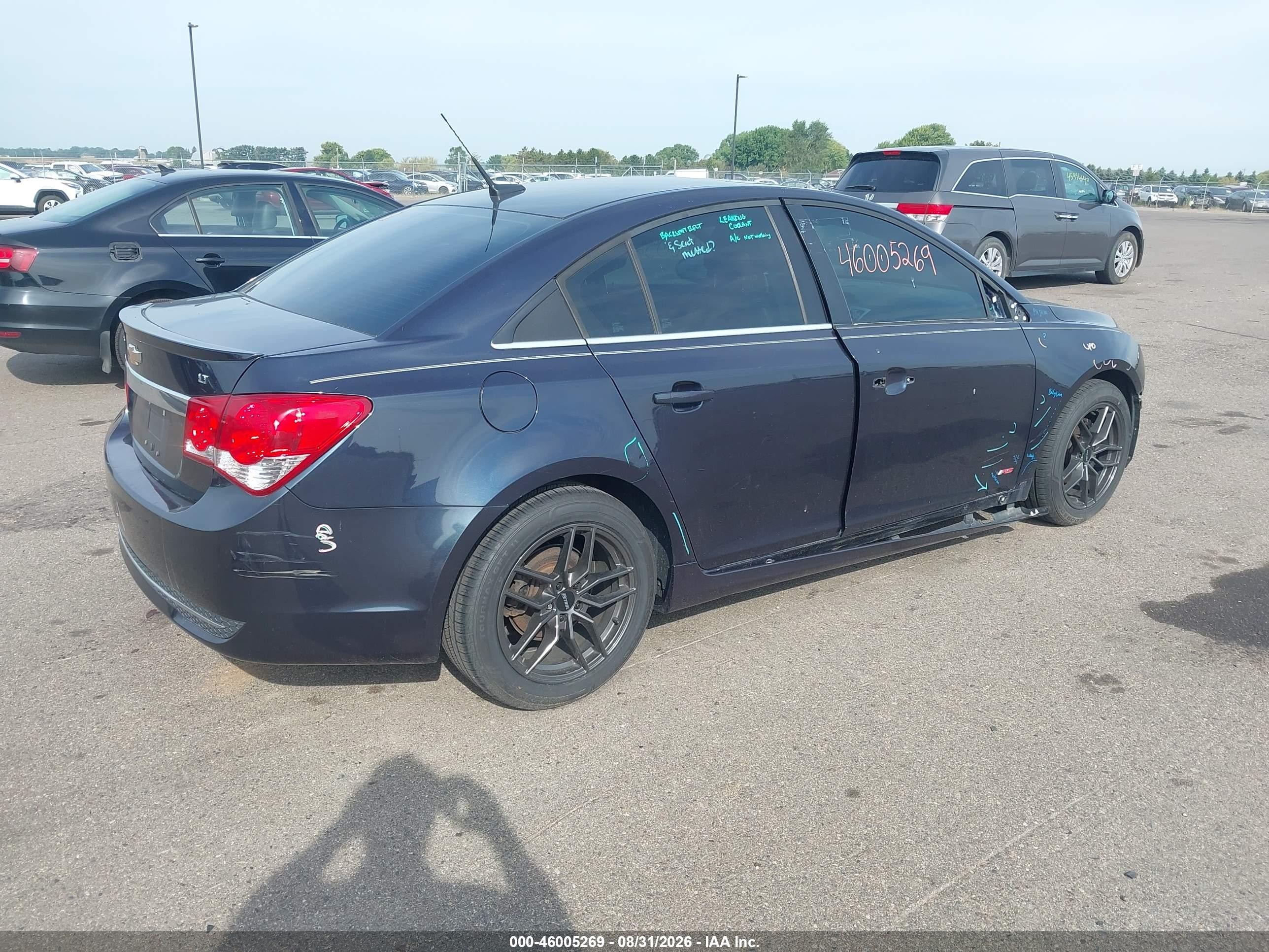 2014 Chevrolet Cruze 2lt Auto Черный vin: 1G1PE5SB2E7107618