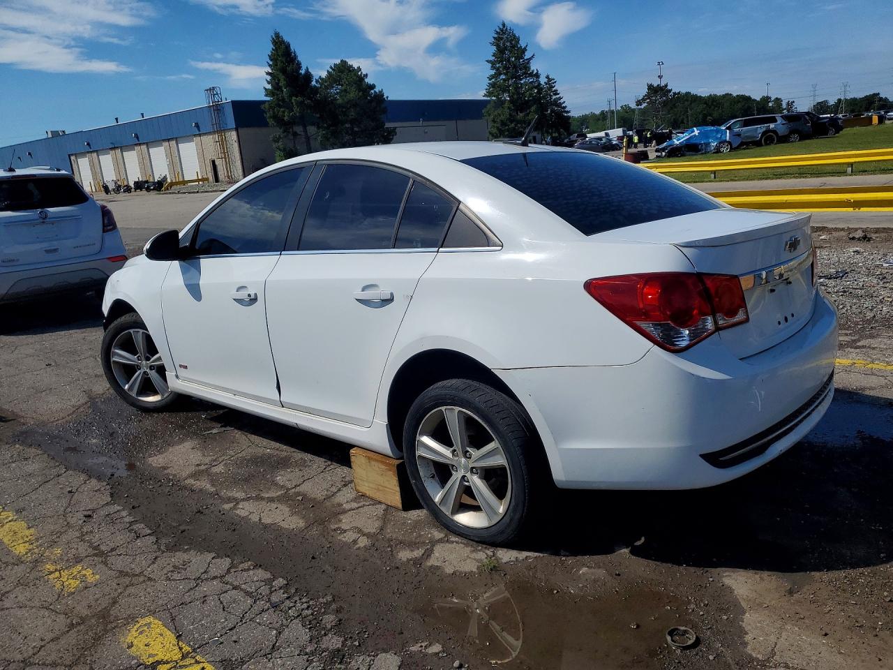 2014 Chevrolet Cruze Lt White vin: 1G1PE5SB2E7151358