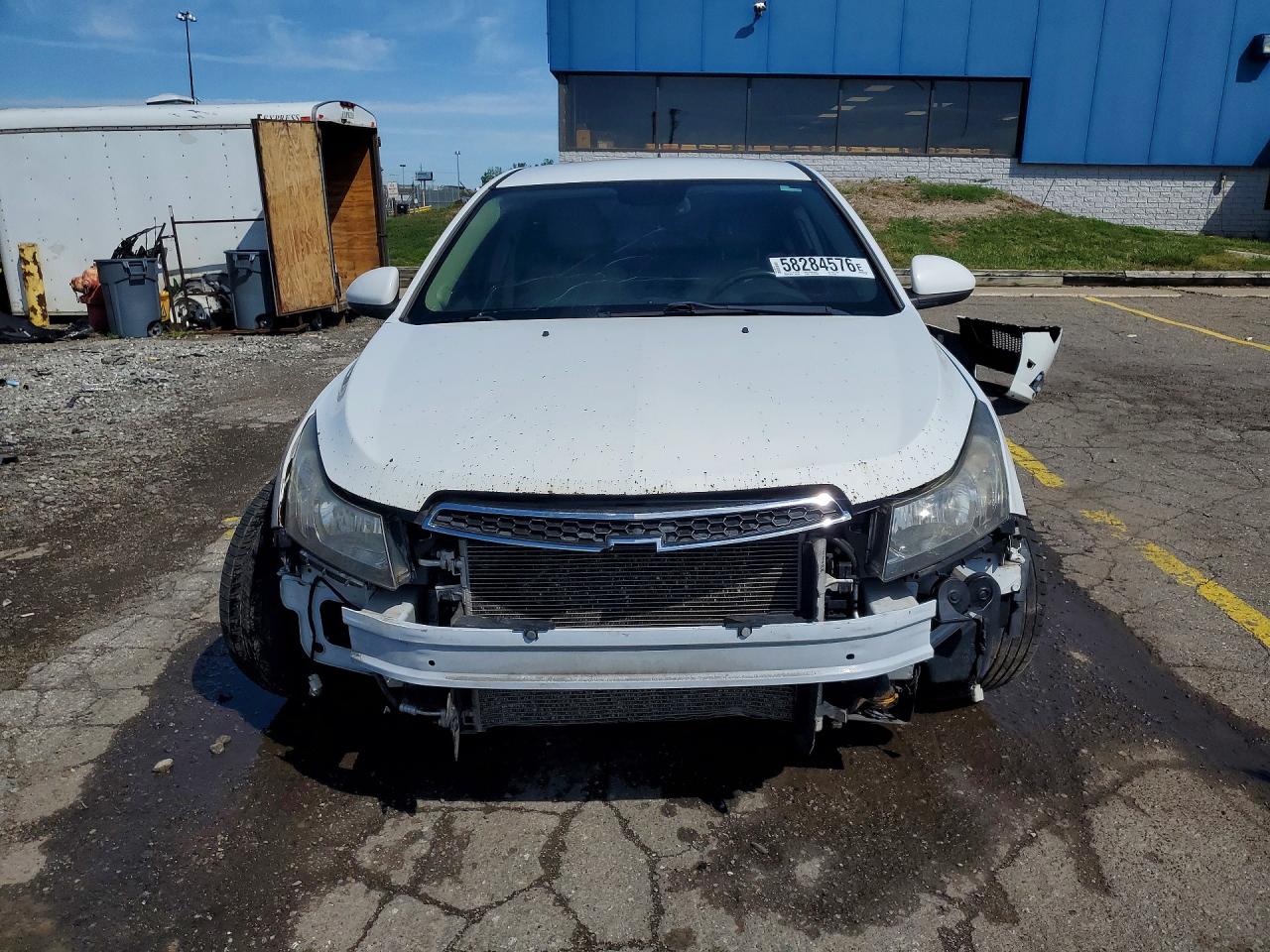 2014 Chevrolet Cruze Lt White vin: 1G1PE5SB2E7151358