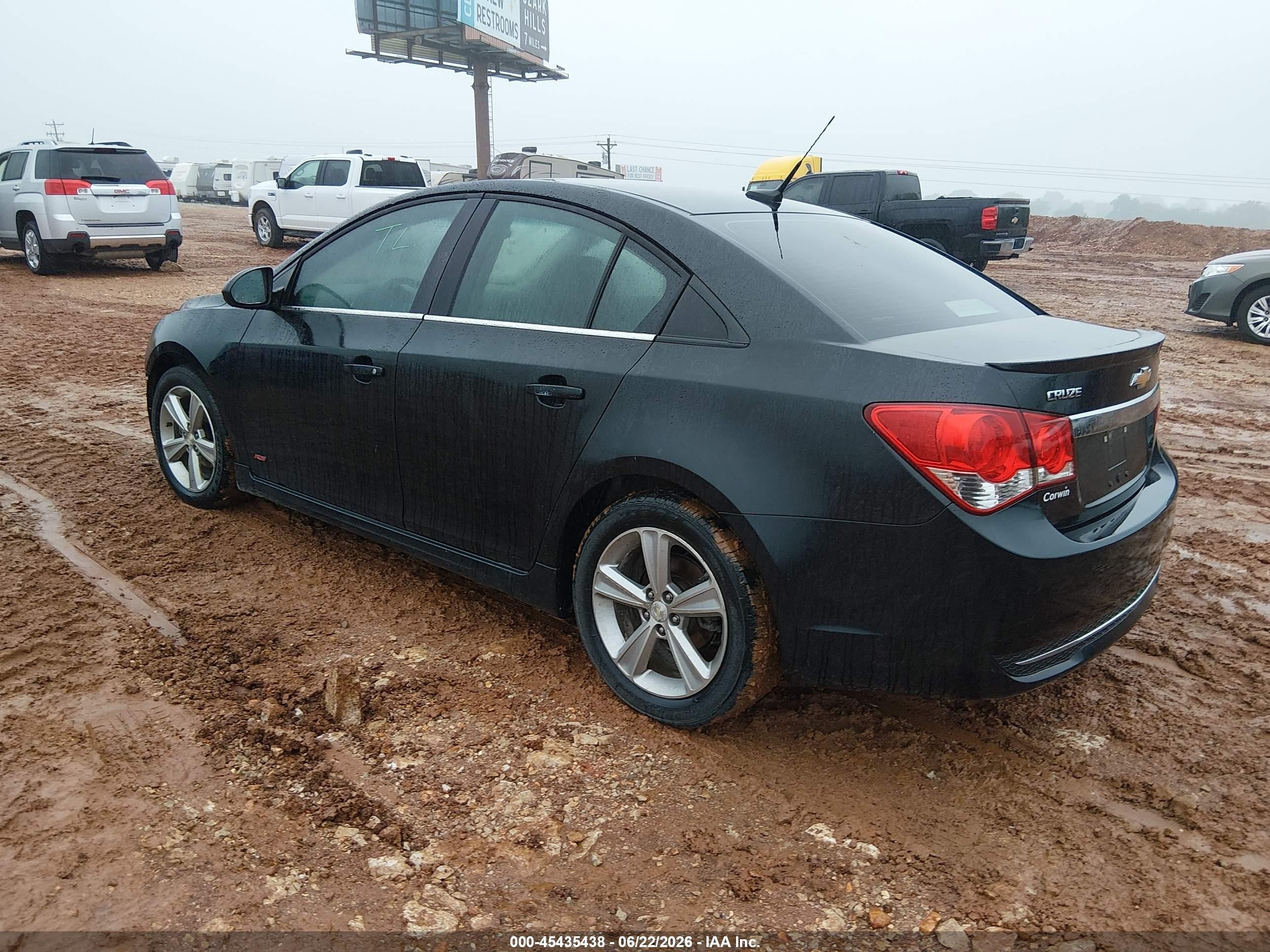2014 Chevrolet Cruze 2lt Auto Black vin: 1G1PE5SB2E7159072