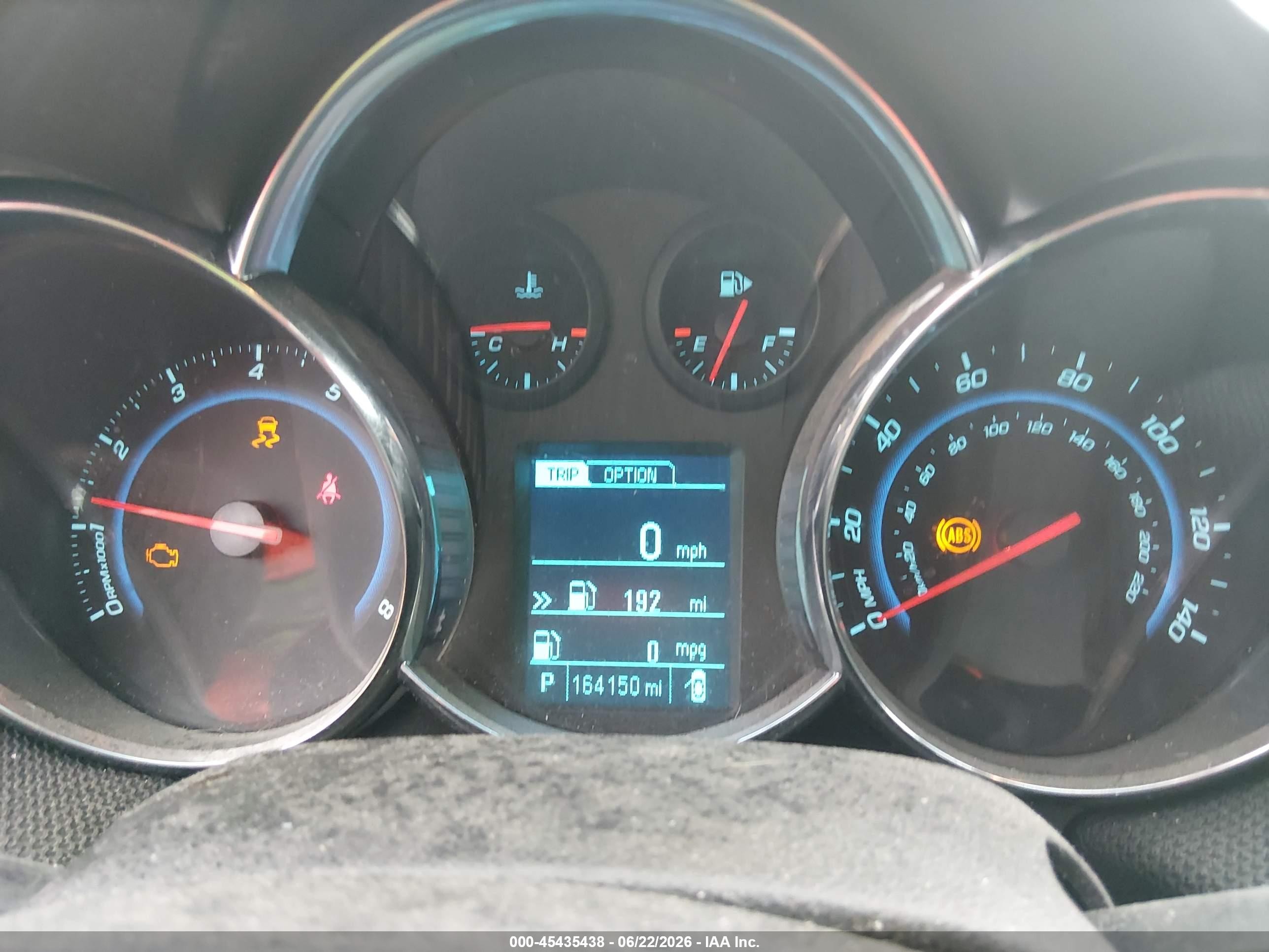 2014 Chevrolet Cruze 2lt Auto Black vin: 1G1PE5SB2E7159072
