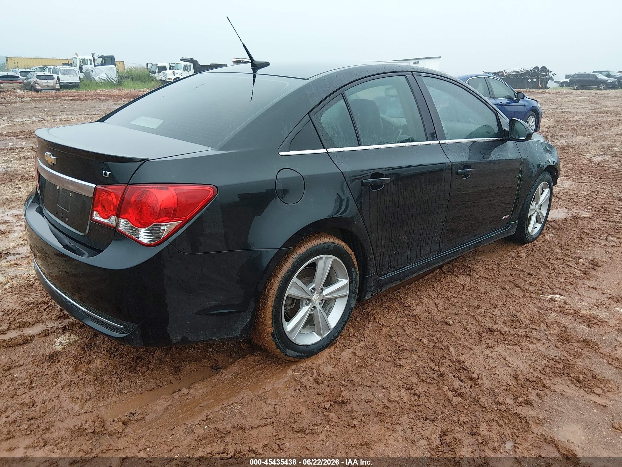 2014 Chevrolet Cruze 2lt Auto Black vin: 1G1PE5SB2E7159072
