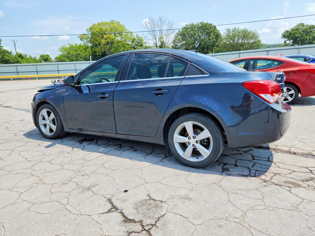 2014 Chevrolet Cruze Lt Blue vin: 1G1PE5SB2E7330001