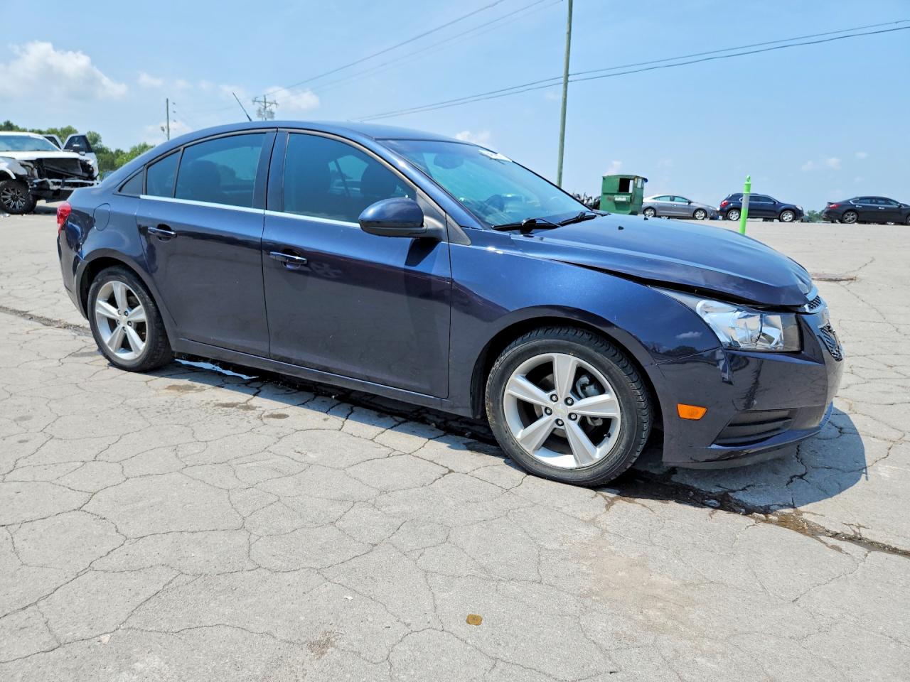 2014 Chevrolet Cruze Lt Blue vin: 1G1PE5SB2E7330001