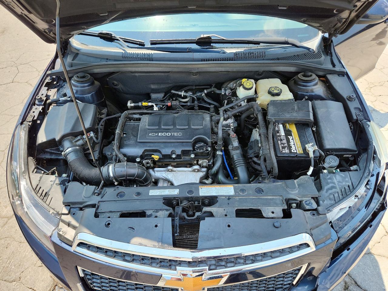 2014 Chevrolet Cruze Lt Blue vin: 1G1PE5SB2E7330001