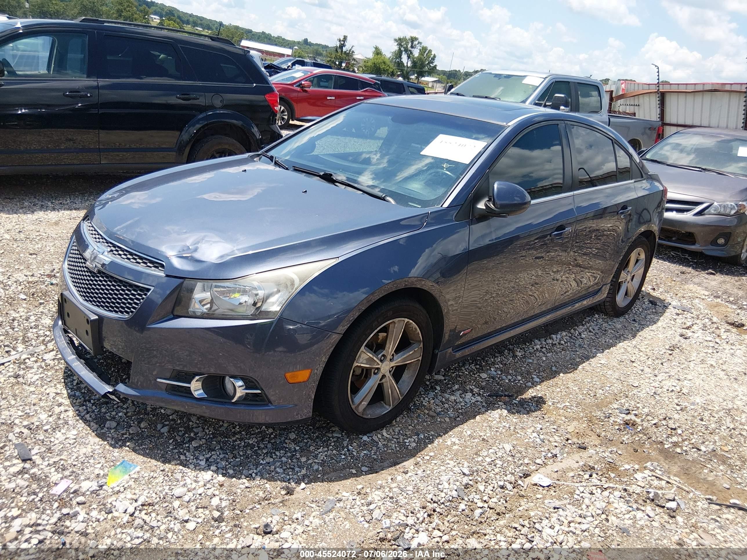 2014 Chevrolet Cruze 2lt Auto Gray vin: 1G1PE5SB2E7332461