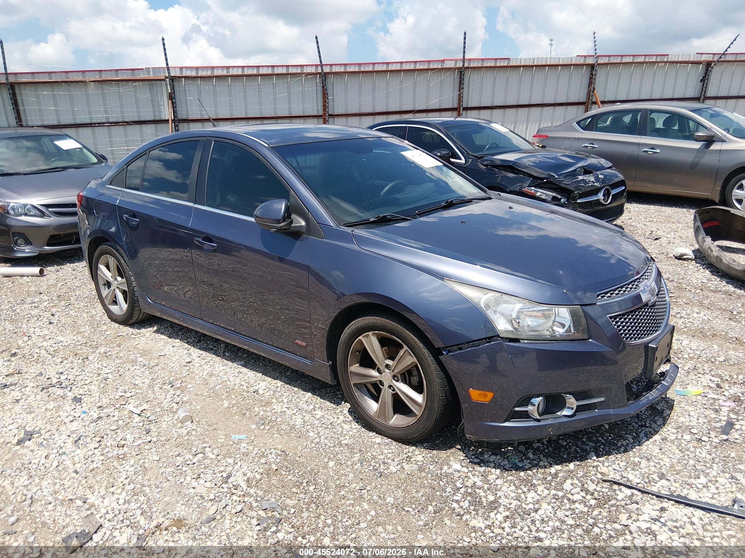 2014 Chevrolet Cruze 2lt Auto Gray vin: 1G1PE5SB2E7332461