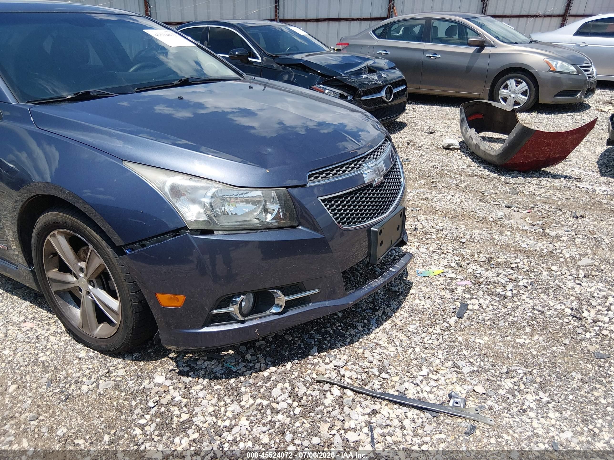 2014 Chevrolet Cruze 2lt Auto Gray vin: 1G1PE5SB2E7332461