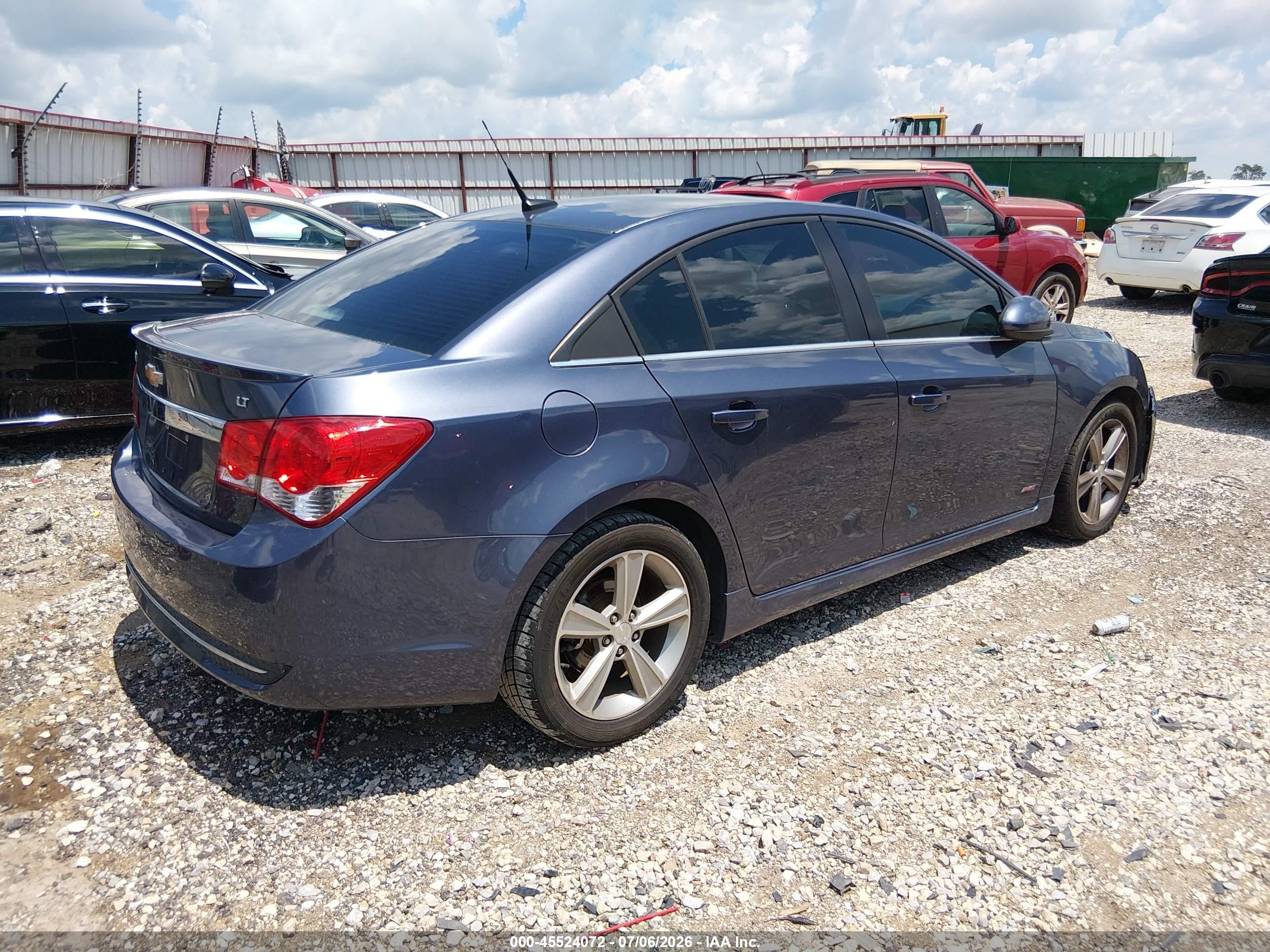 2014 Chevrolet Cruze 2lt Auto Gray vin: 1G1PE5SB2E7332461