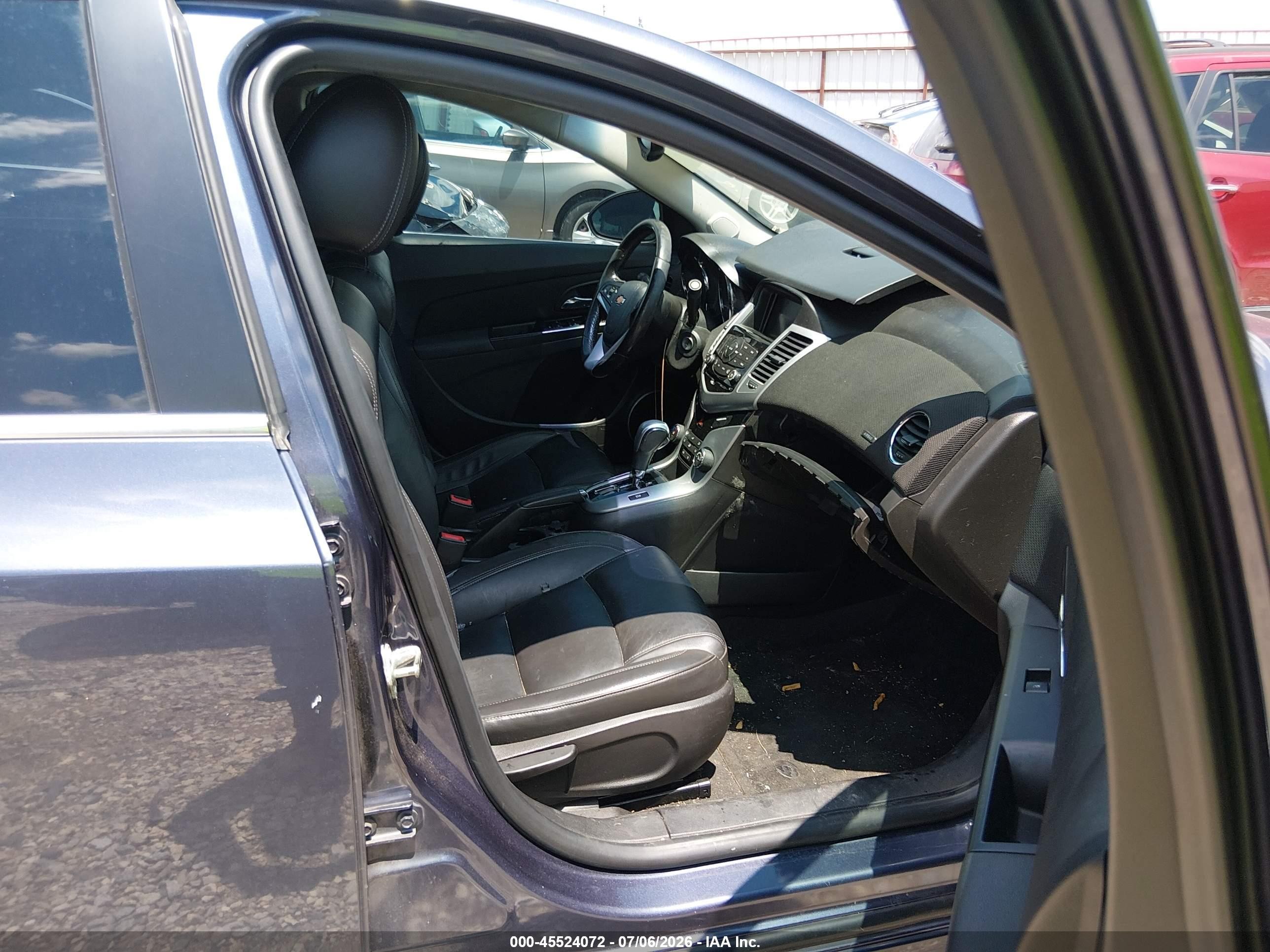 2014 Chevrolet Cruze 2lt Auto Gray vin: 1G1PE5SB2E7332461