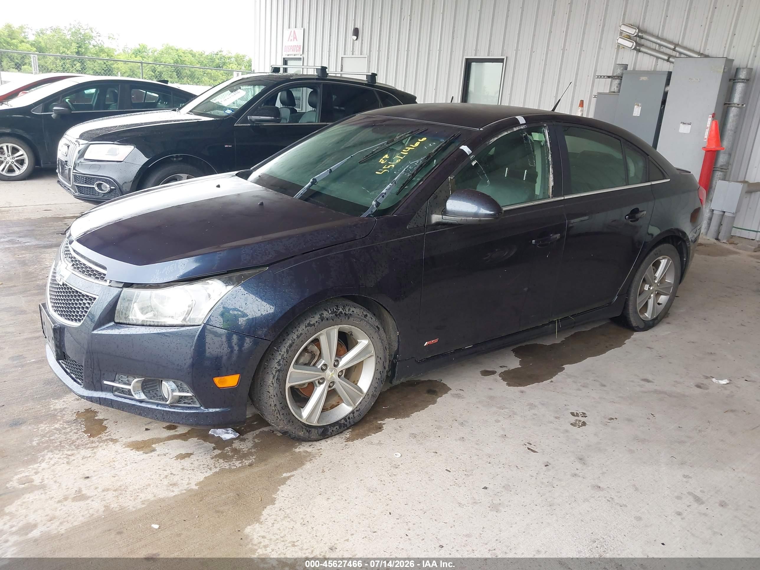 2014 Chevrolet Cruze 2lt Auto Синий vin: 1G1PE5SB2E7385452