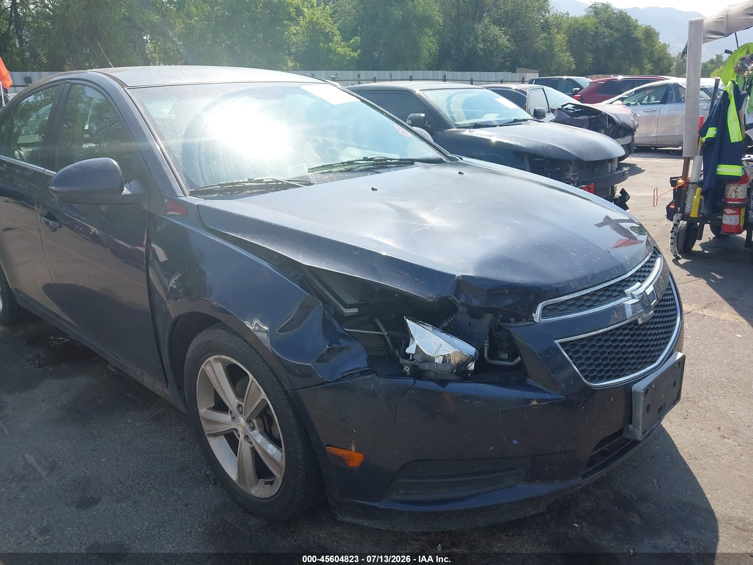 2014 Chevrolet Cruze 2lt Auto Purple vin: 1G1PE5SB2E7408079