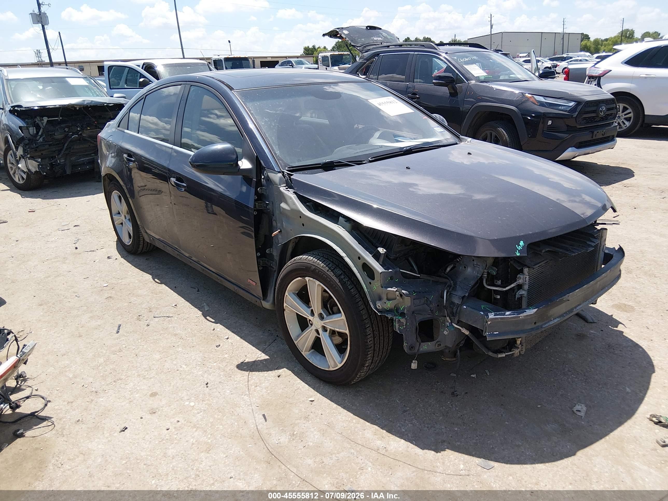 2014 Chevrolet Cruze 2lt Auto Black vin: 1G1PE5SB2E7421771