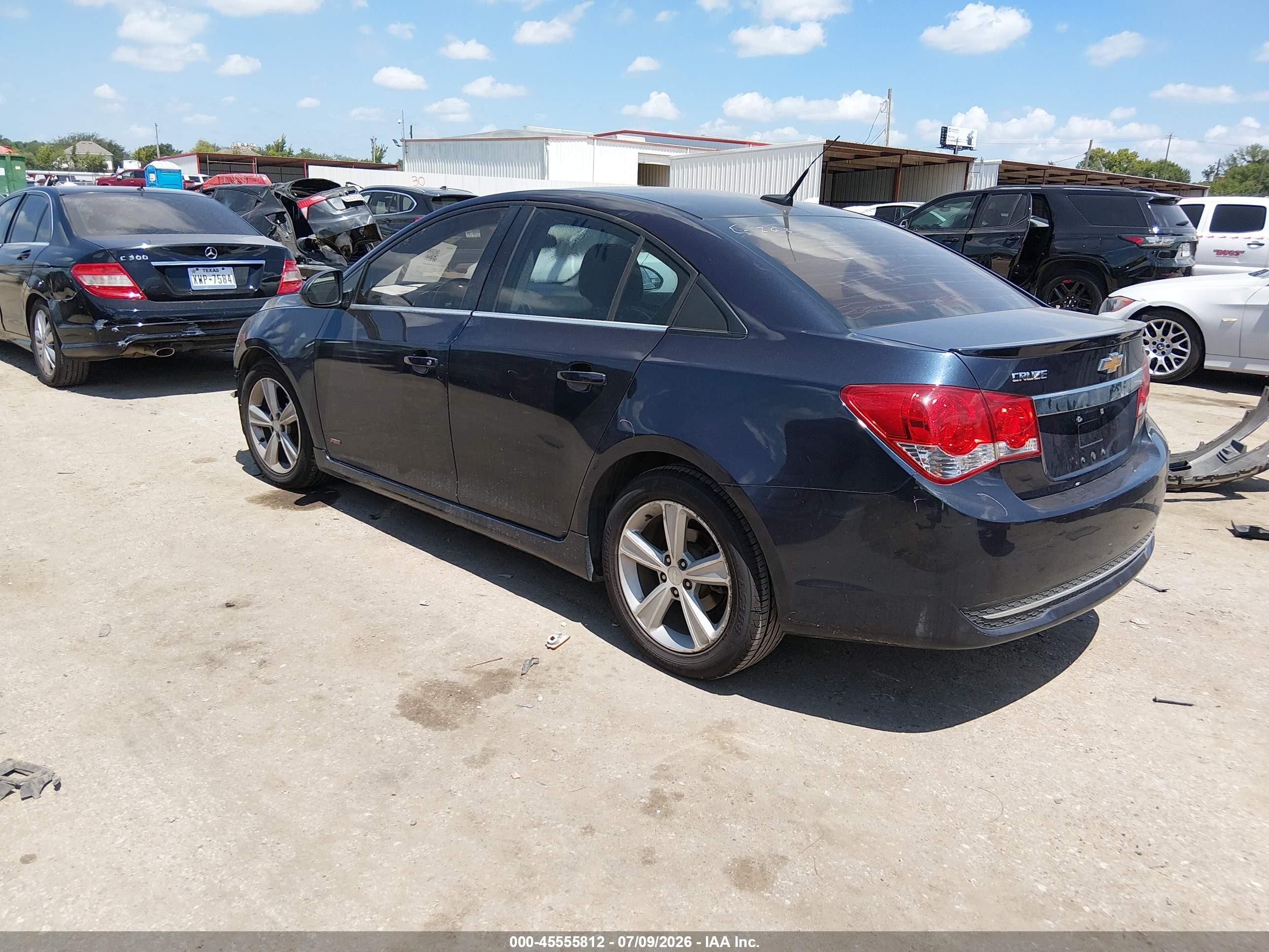 2014 Chevrolet Cruze 2lt Auto Black vin: 1G1PE5SB2E7421771