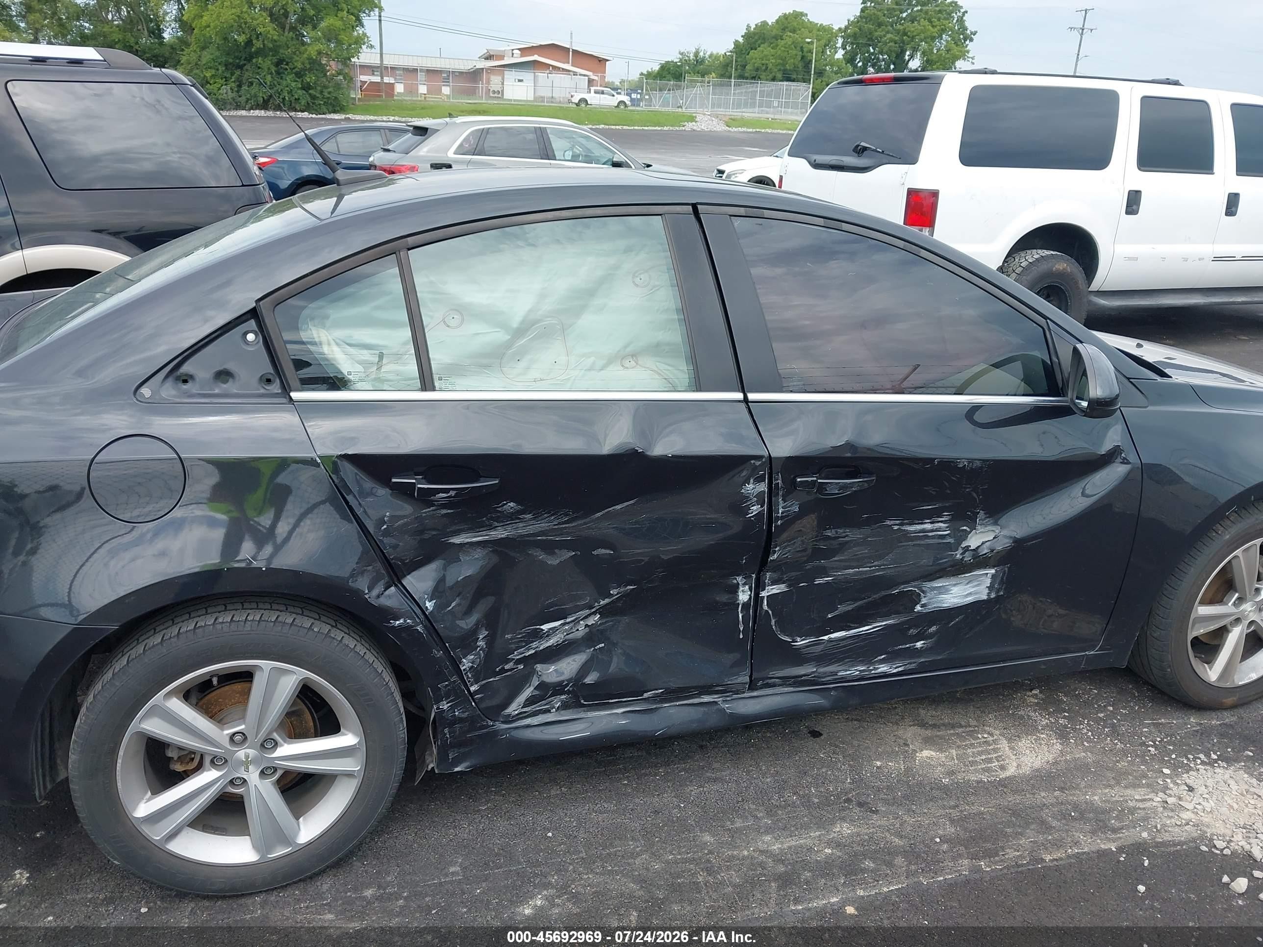 2014 Chevrolet Cruze 2lt Auto Black vin: 1G1PE5SB2E7466564