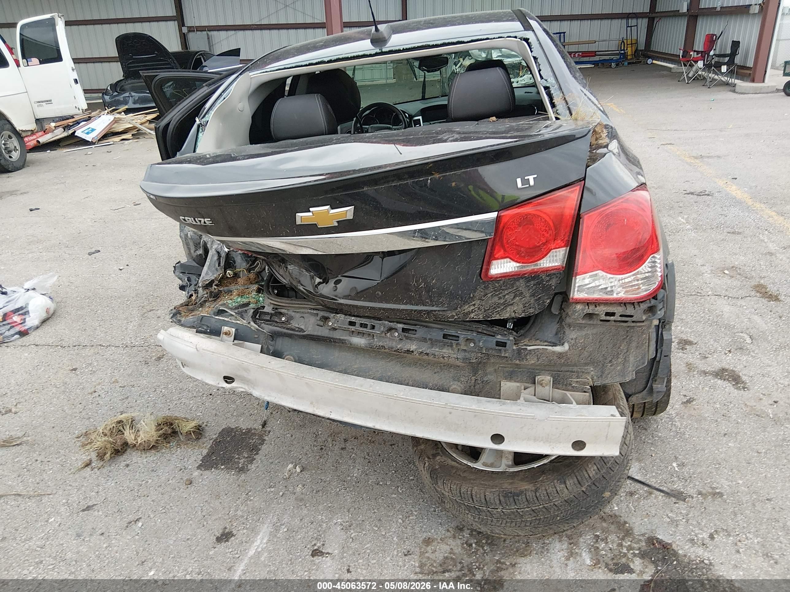 2015 Chevrolet Cruze 2lt Auto Black vin: 1G1PE5SB2F7144475