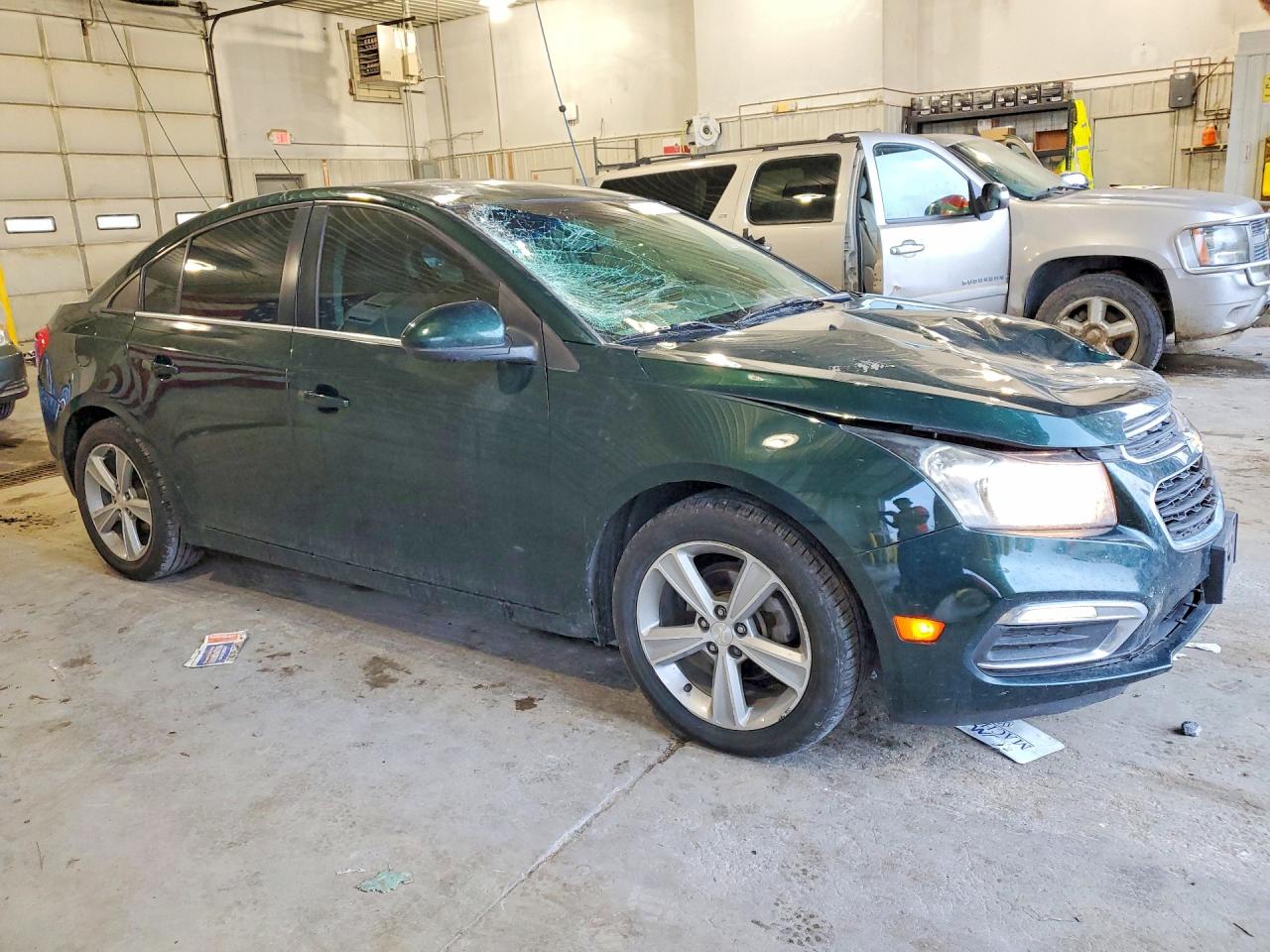 2015 Chevrolet Cruze Lt Green vin: 1G1PE5SB2F7170915