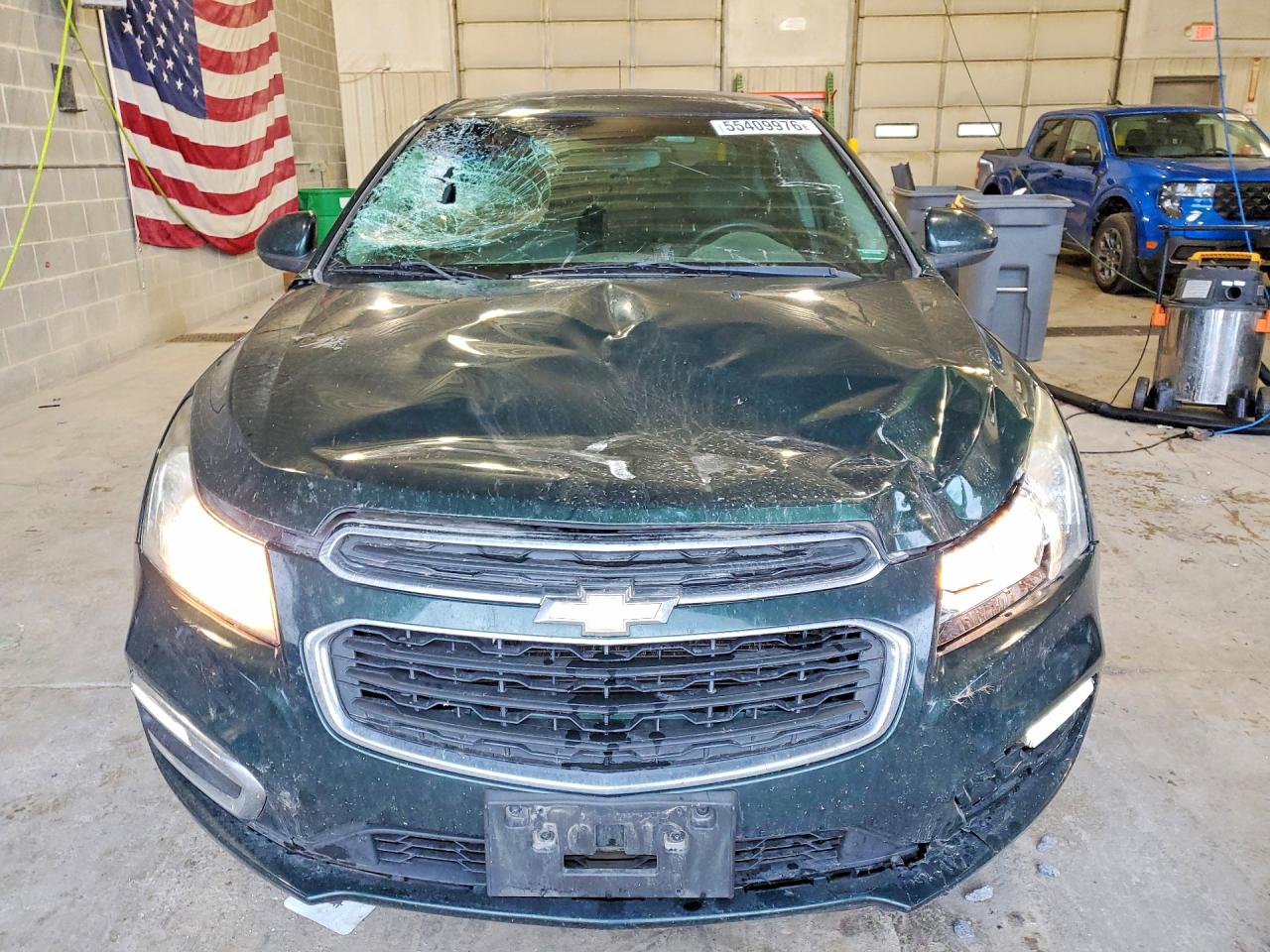 2015 Chevrolet Cruze Lt Green vin: 1G1PE5SB2F7170915