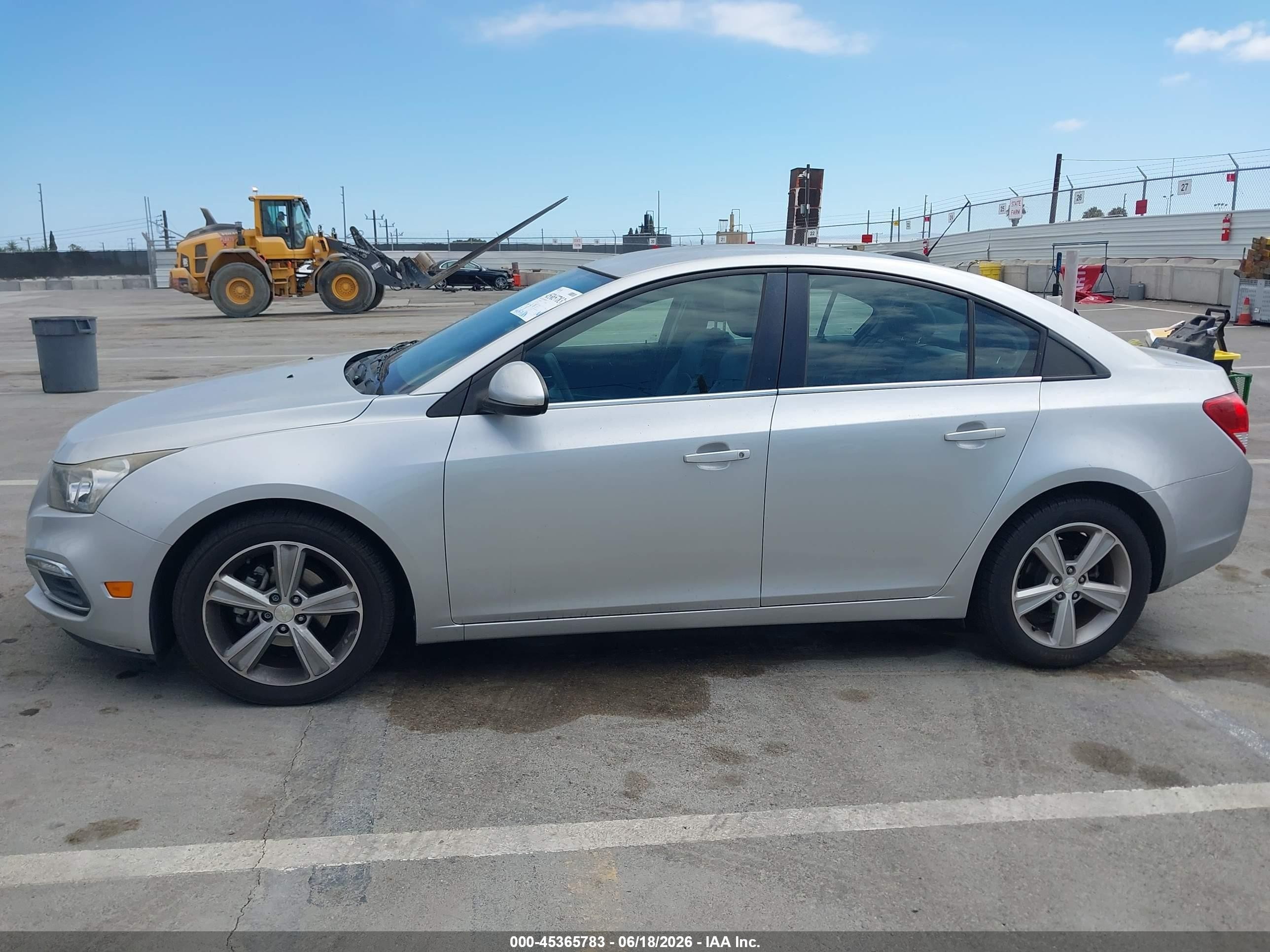 2015 Chevrolet Cruze 2lt Auto Silver vin: 1G1PE5SB2F7204688
