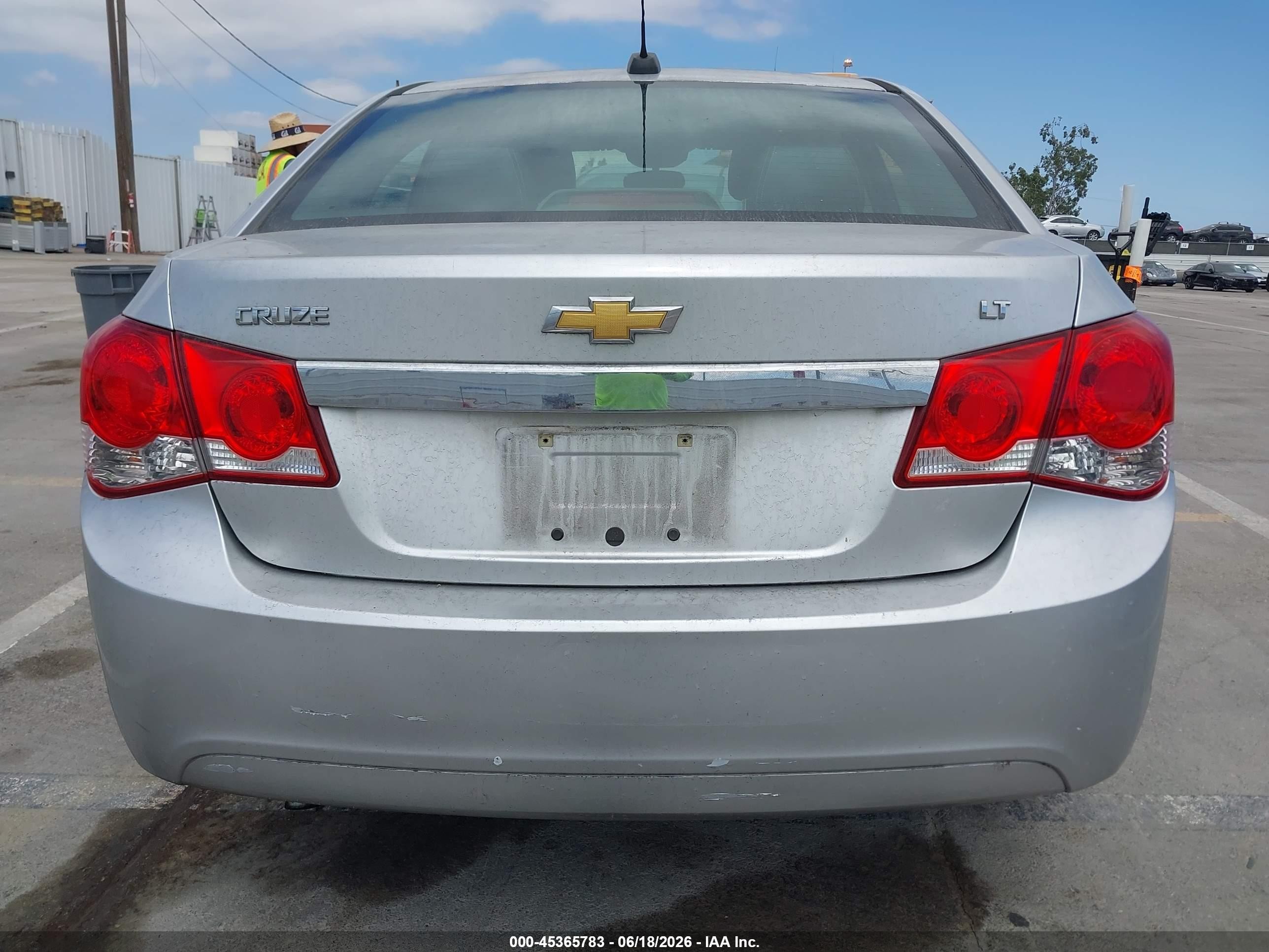 2015 Chevrolet Cruze 2lt Auto Silver vin: 1G1PE5SB2F7204688