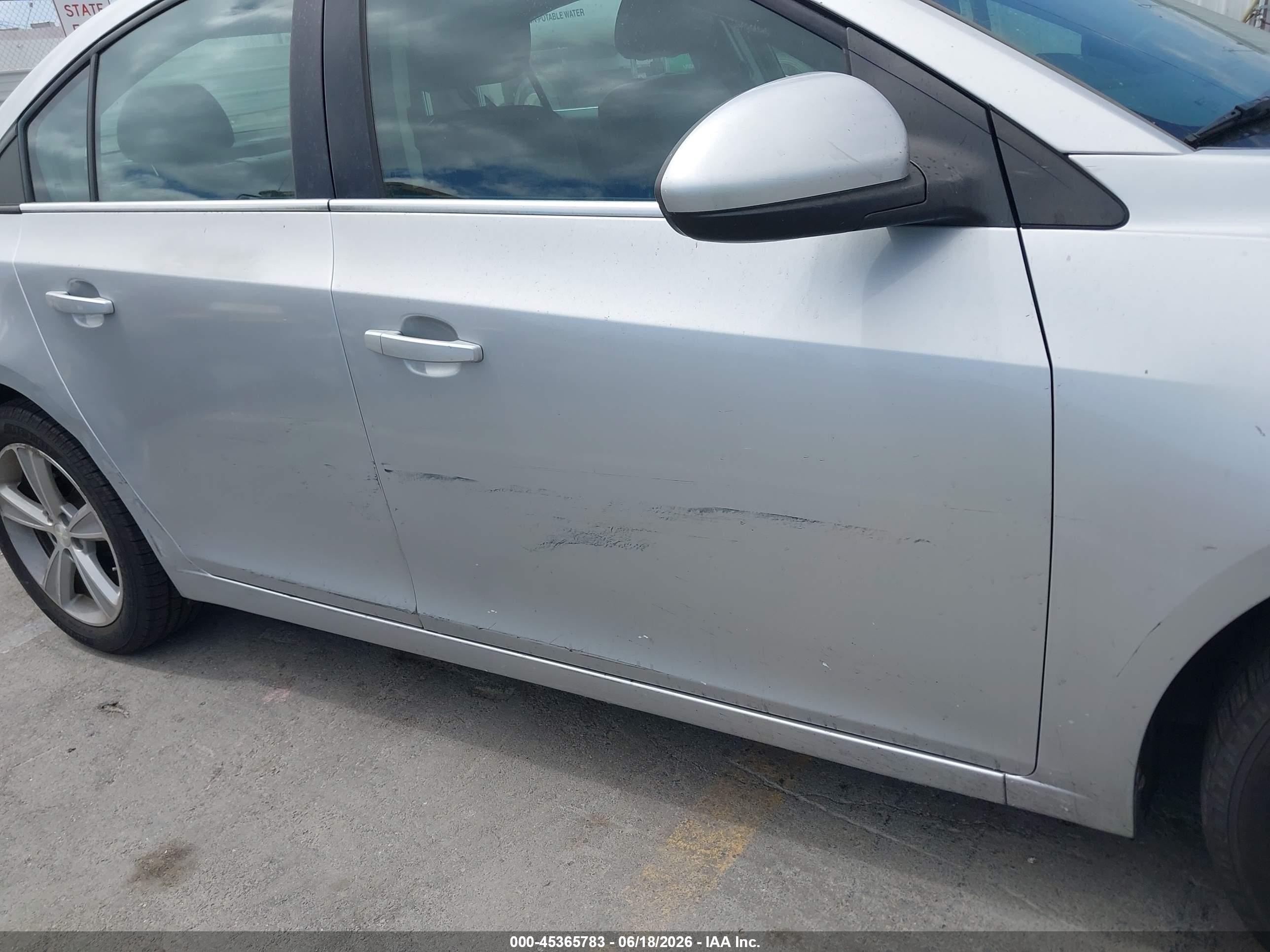 2015 Chevrolet Cruze 2lt Auto Silver vin: 1G1PE5SB2F7204688