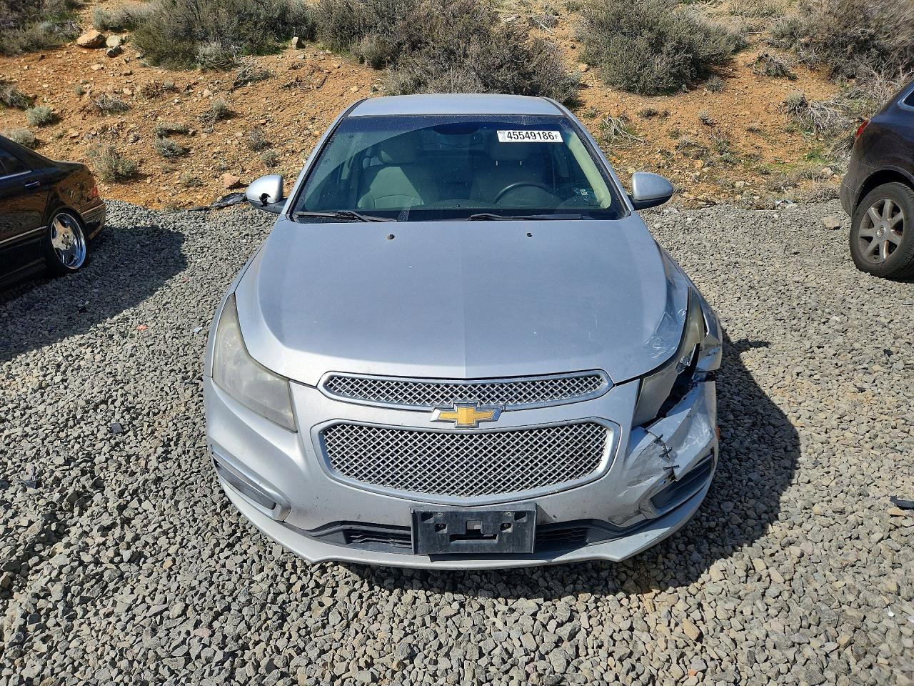 2015 Chevrolet Cruze Lt Silver vin: 1G1PE5SB2F7223810