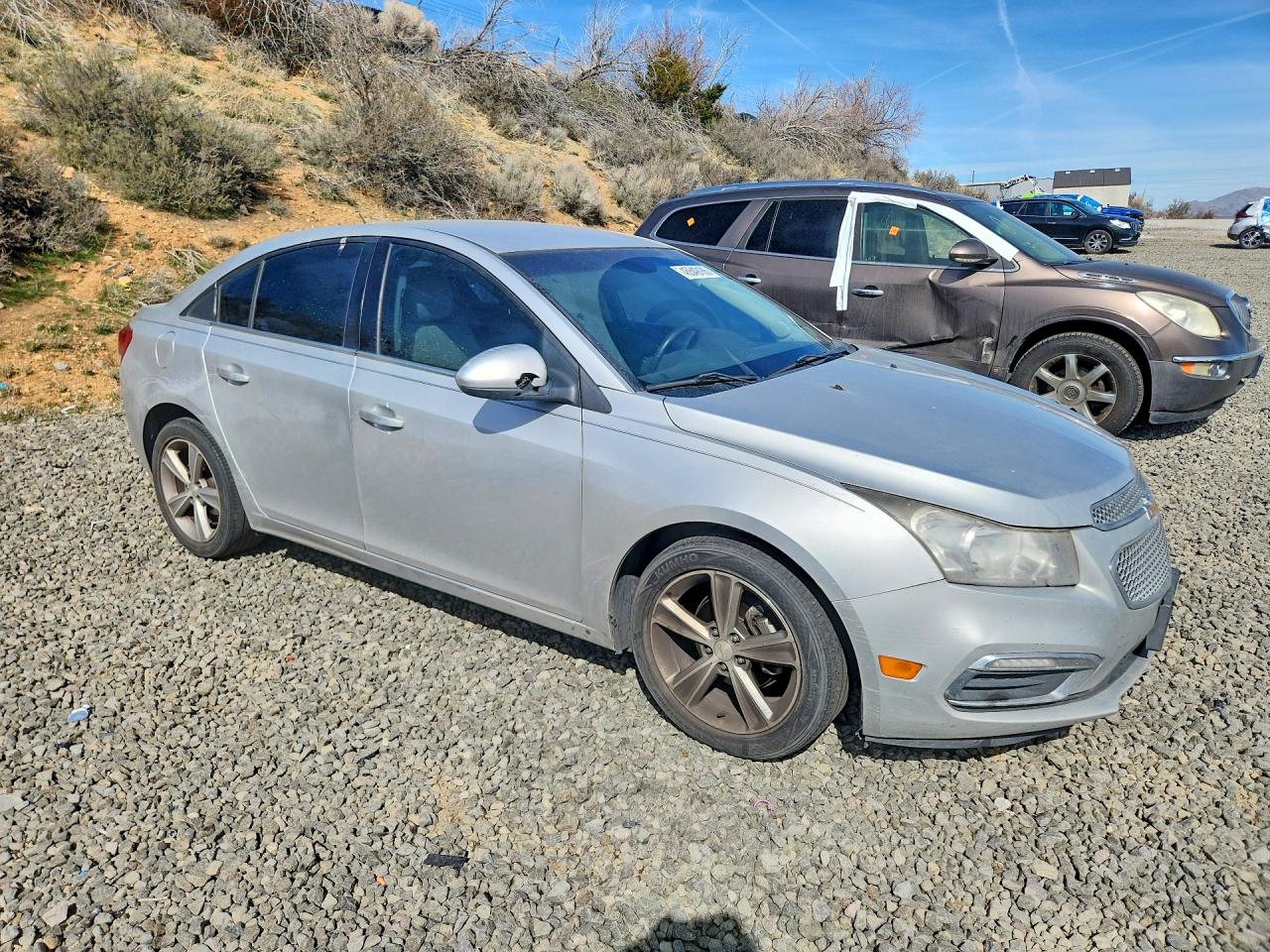 2015 Chevrolet Cruze Lt Silver vin: 1G1PE5SB2F7223810