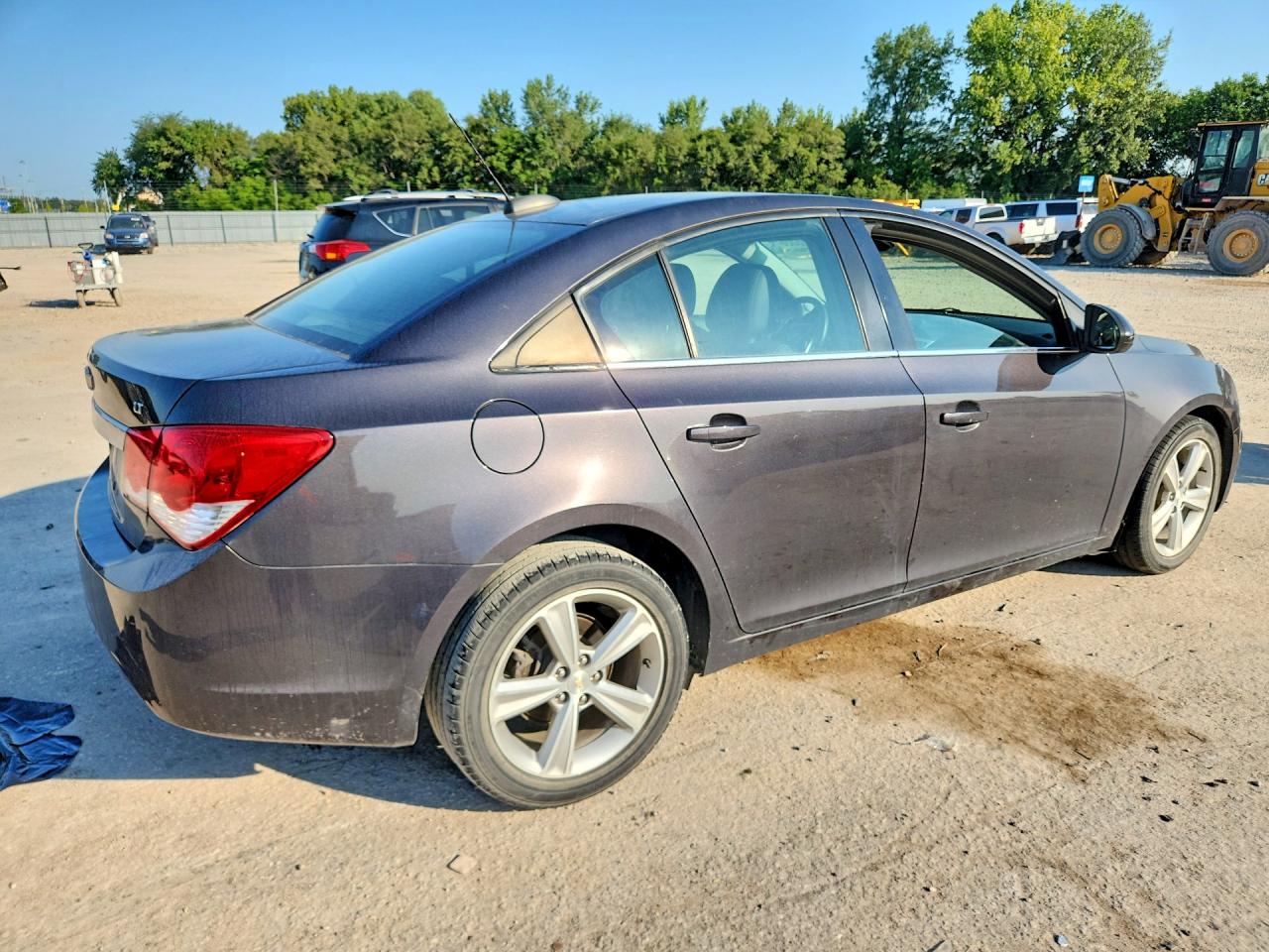 2015 Chevrolet Cruze Lt Gray vin: 1G1PE5SB2F7263837