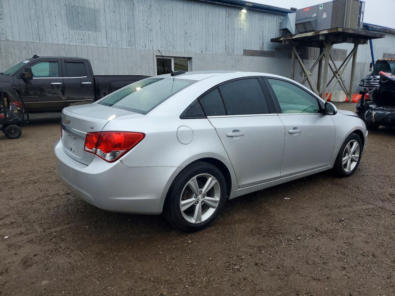 2015 Chevrolet Cruze Lt Silver vin: 1G1PE5SB2F7273817