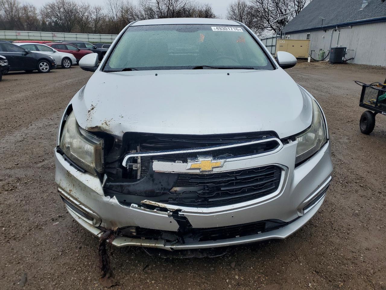 2015 Chevrolet Cruze Lt Silver vin: 1G1PE5SB2F7273817