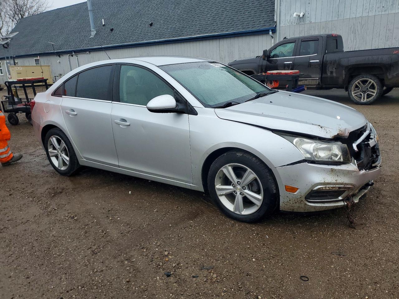 2015 Chevrolet Cruze Lt Silver vin: 1G1PE5SB2F7273817