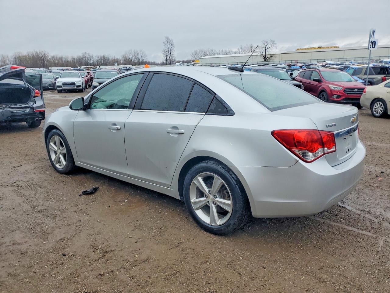 2015 Chevrolet Cruze Lt Silver vin: 1G1PE5SB2F7273817