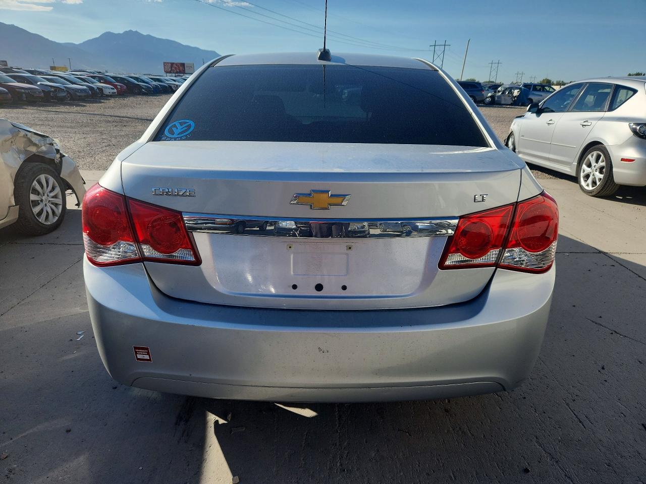 2015 Chevrolet Cruze Lt Silver vin: 1G1PE5SB2F7286146
