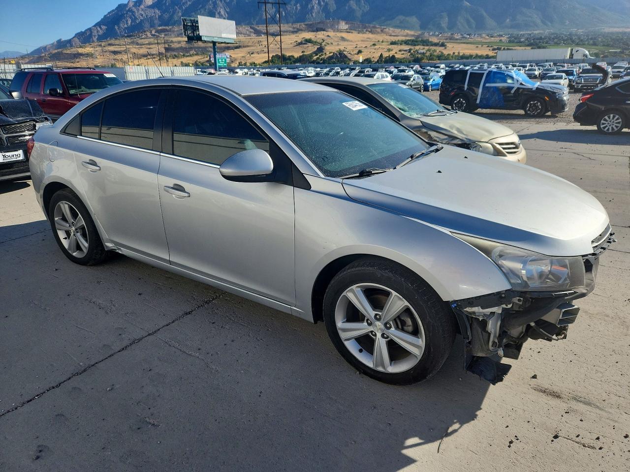 2015 Chevrolet Cruze Lt Silver vin: 1G1PE5SB2F7286146