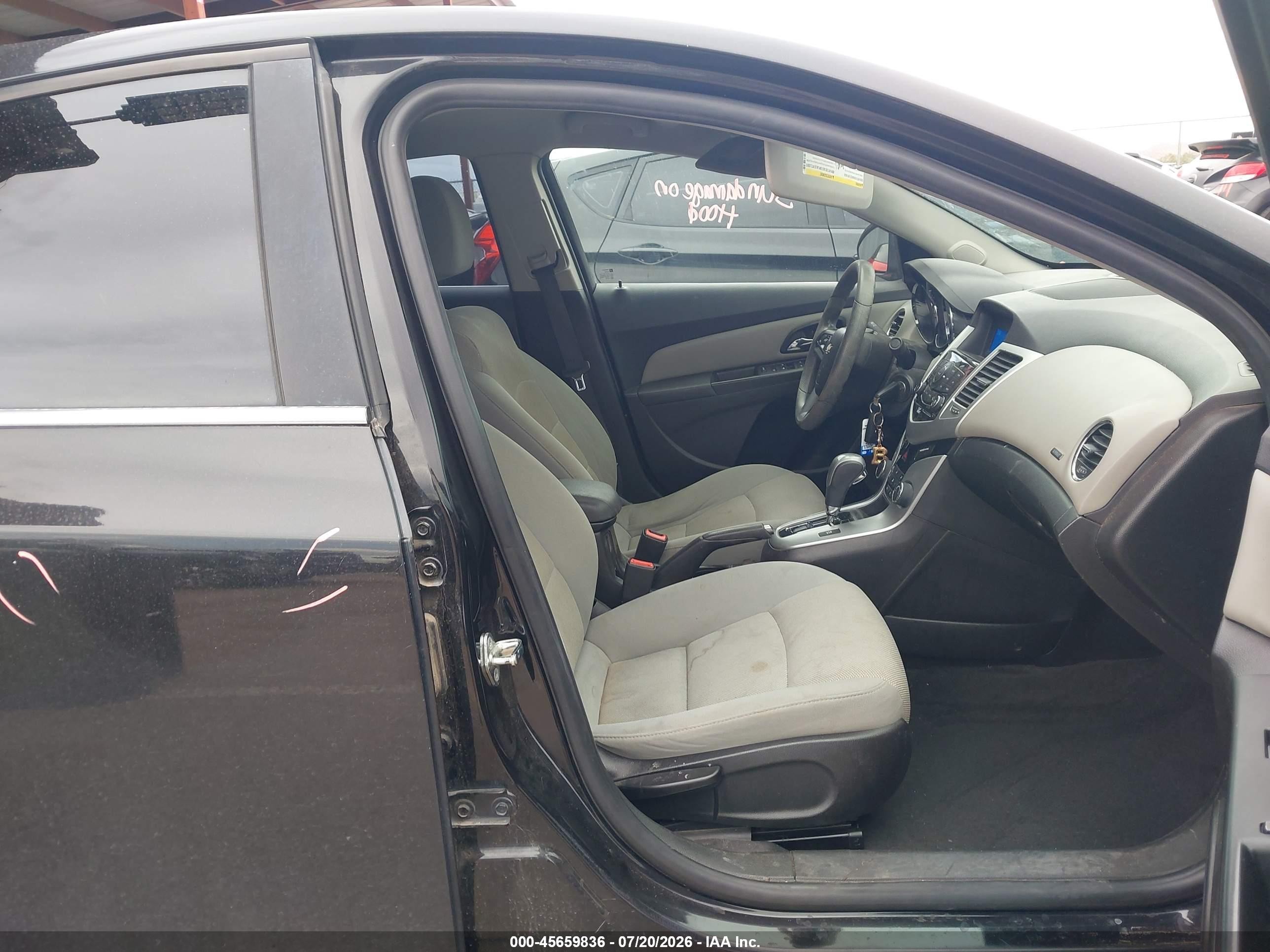2016 Chevrolet Cruze Limited 1lt Auto Черный vin: 1G1PE5SB2G7168602