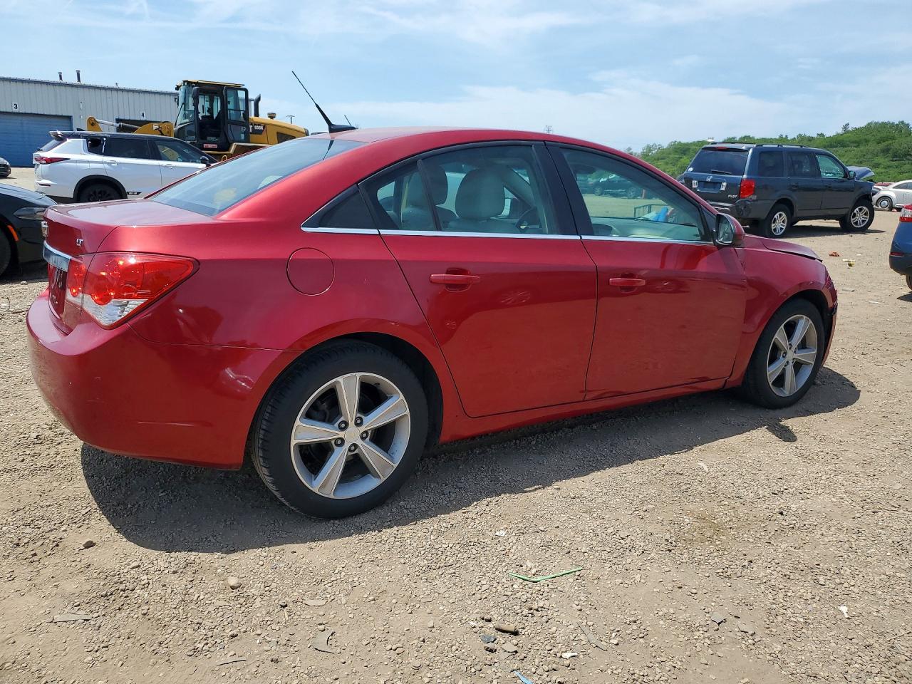2013 Chevrolet Cruze Lt Burgundy vin: 1G1PE5SB3D7110767