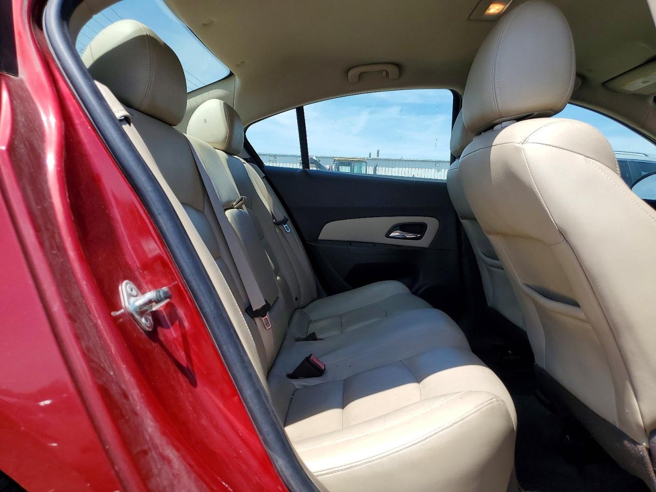 2013 Chevrolet Cruze Lt Burgundy vin: 1G1PE5SB3D7110767