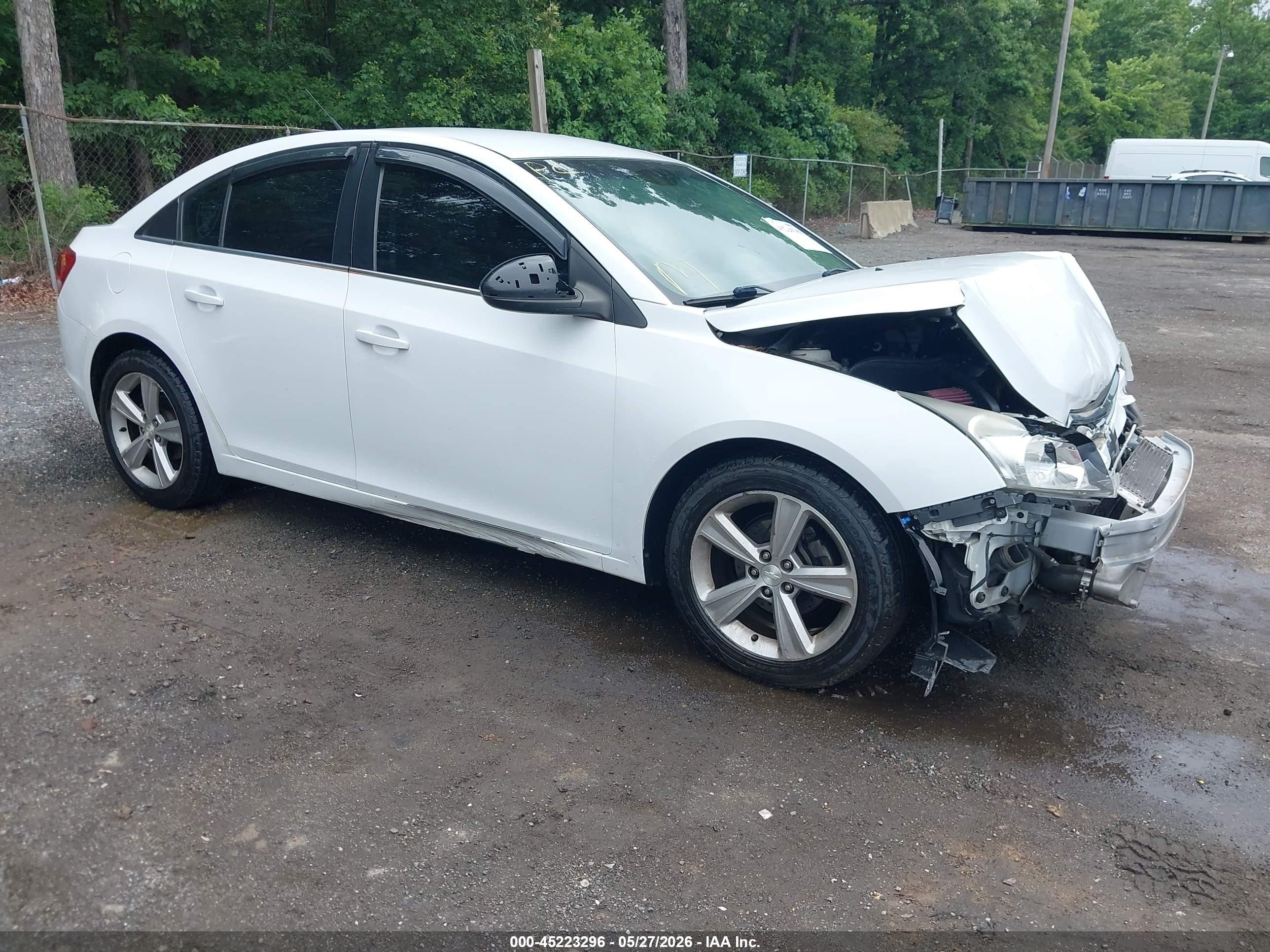 2013 Chevrolet Cruze 2lt Auto Белый vin: 1G1PE5SB3D7142098